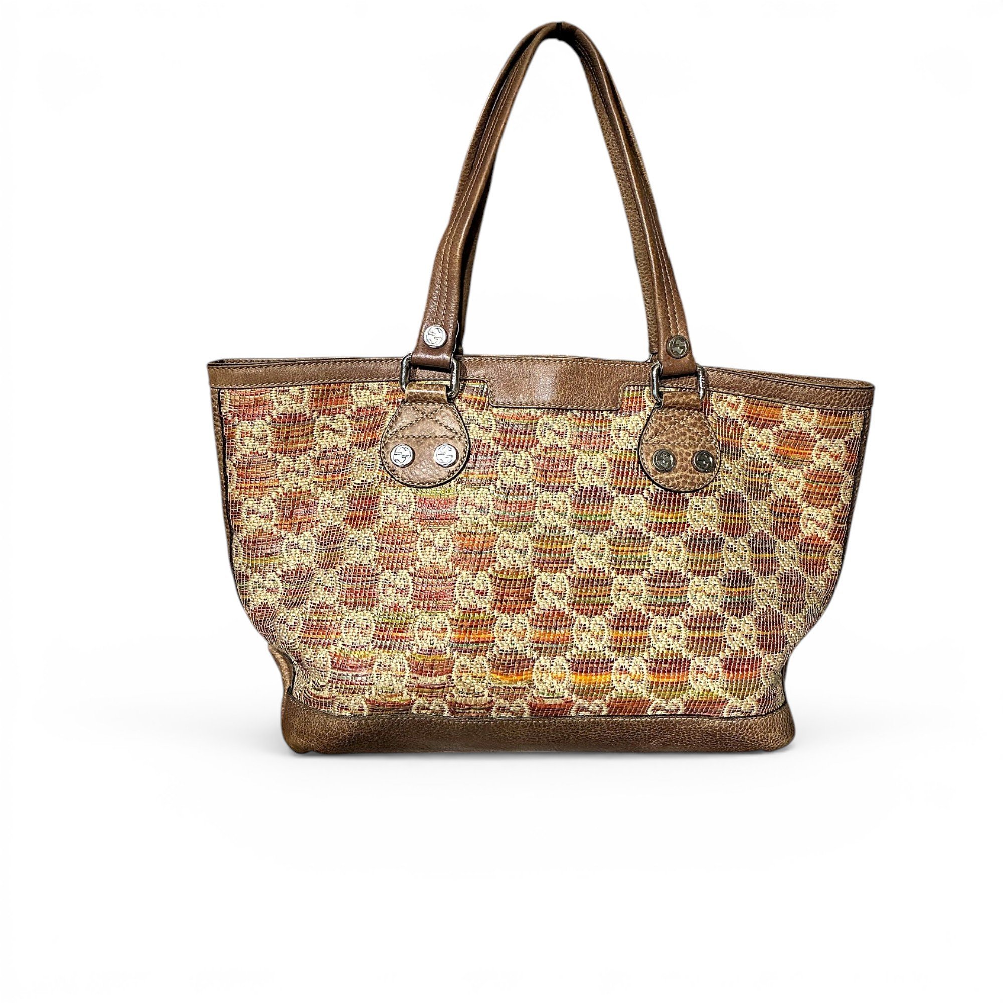 Leather tote