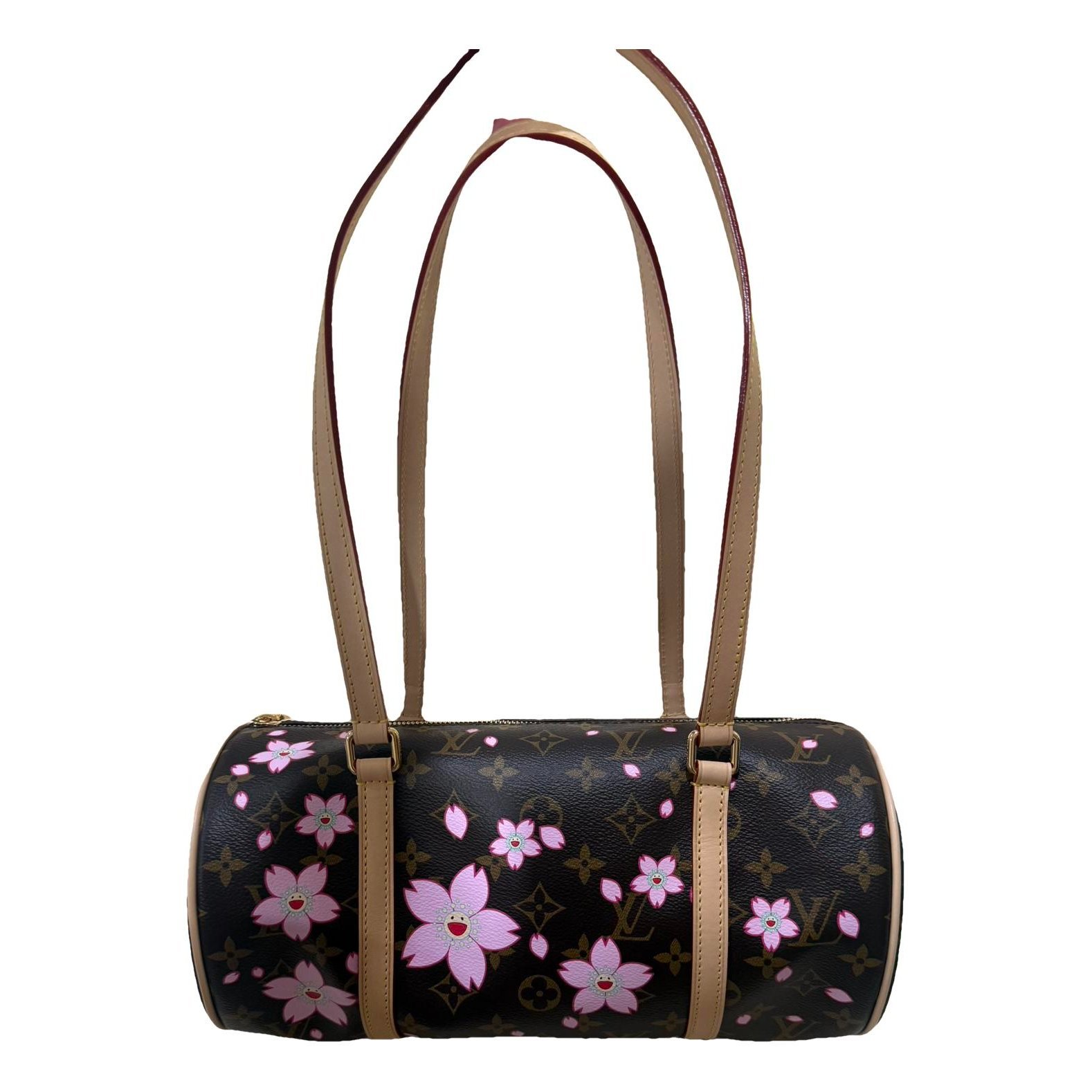 Papillon leather handbag