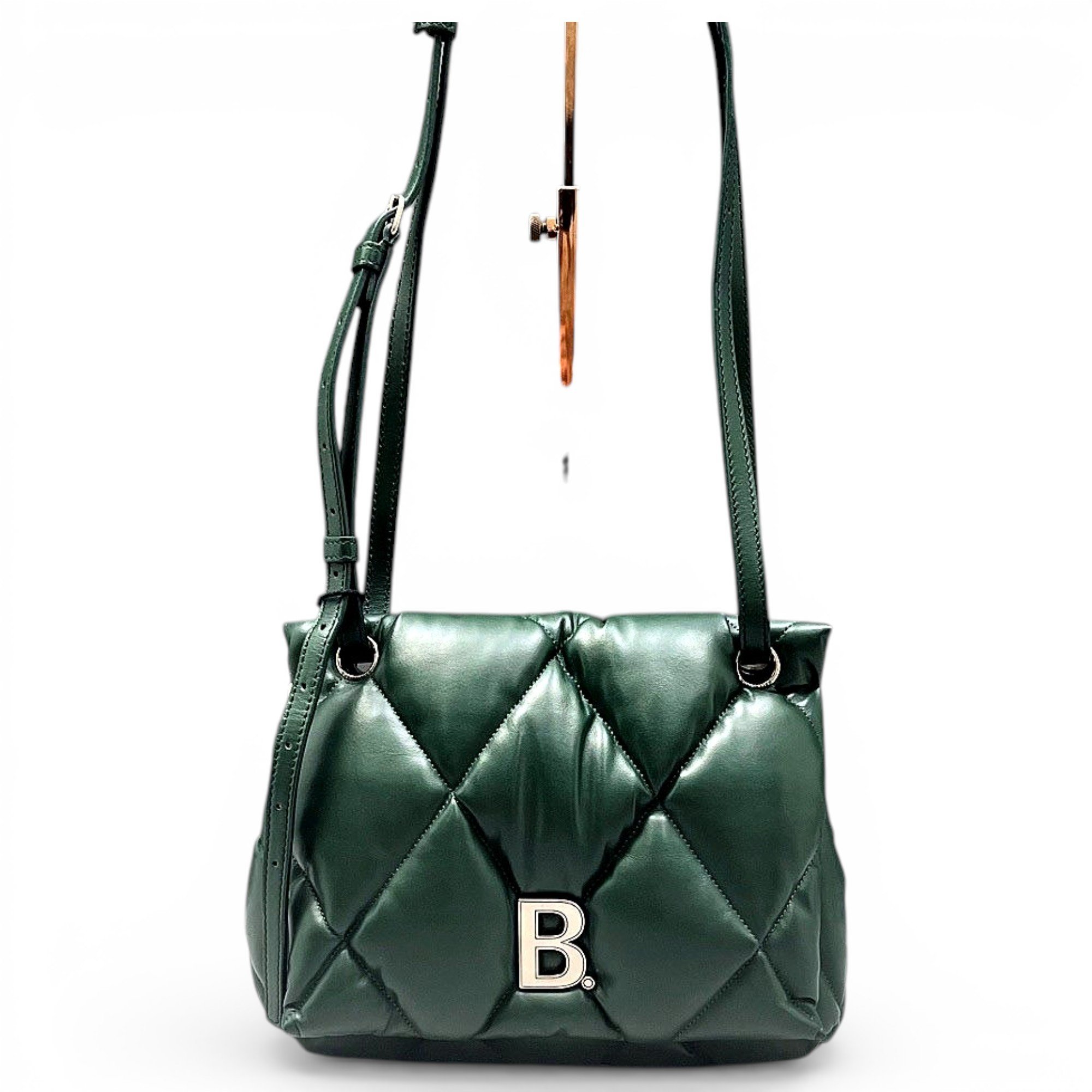Balenciaga Touch Puffy leather crossbody bag