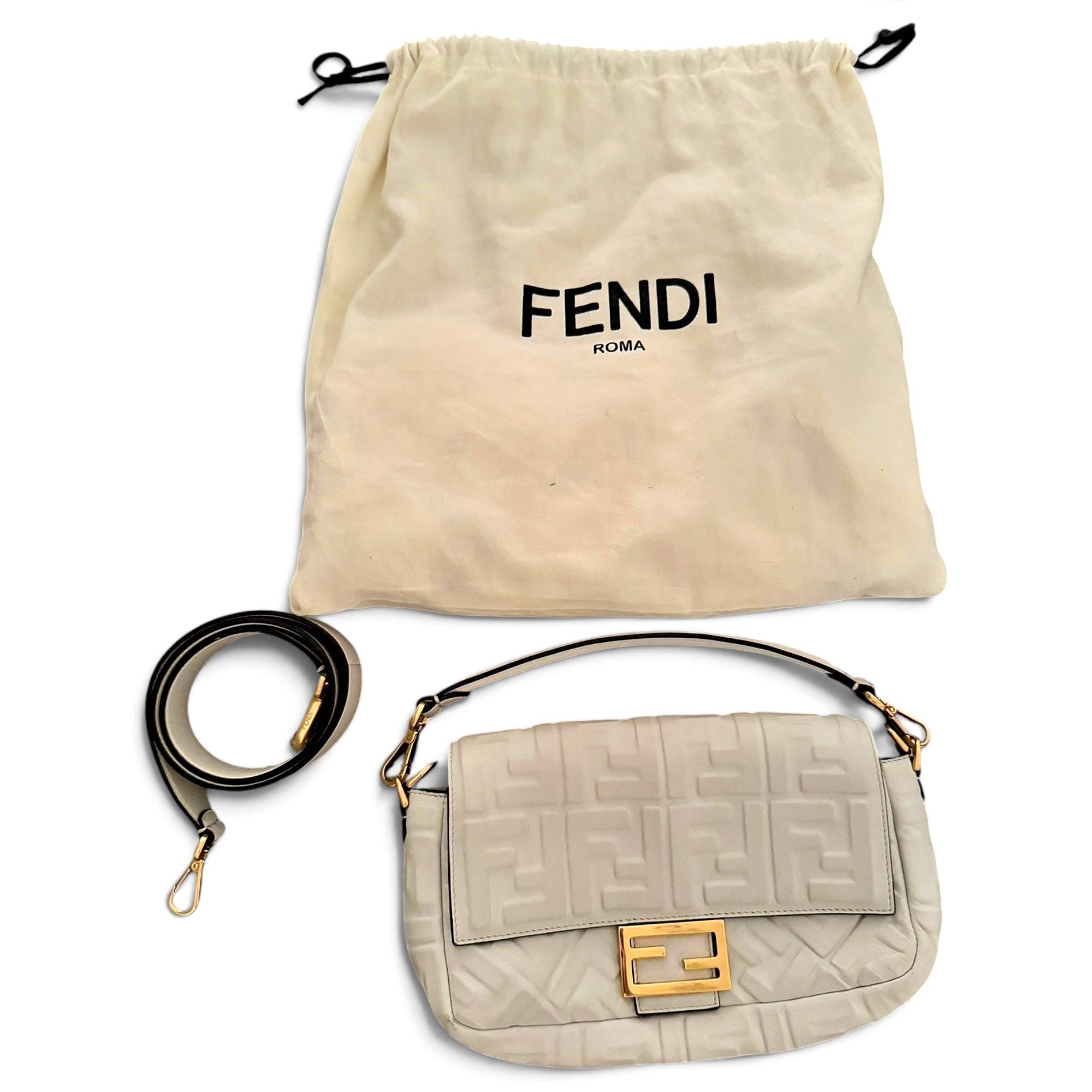 Baguette leather handbag