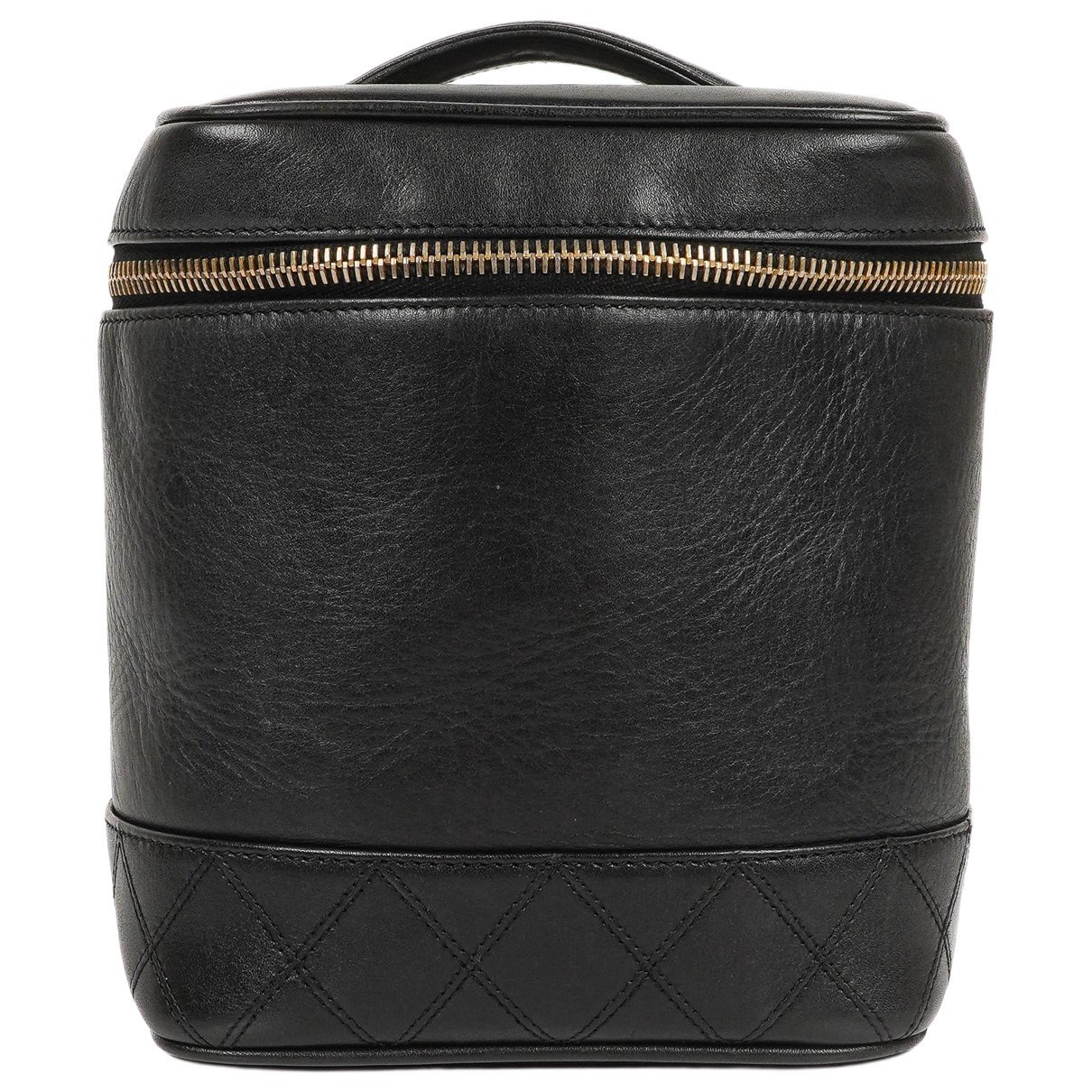 Vanity leather handbag