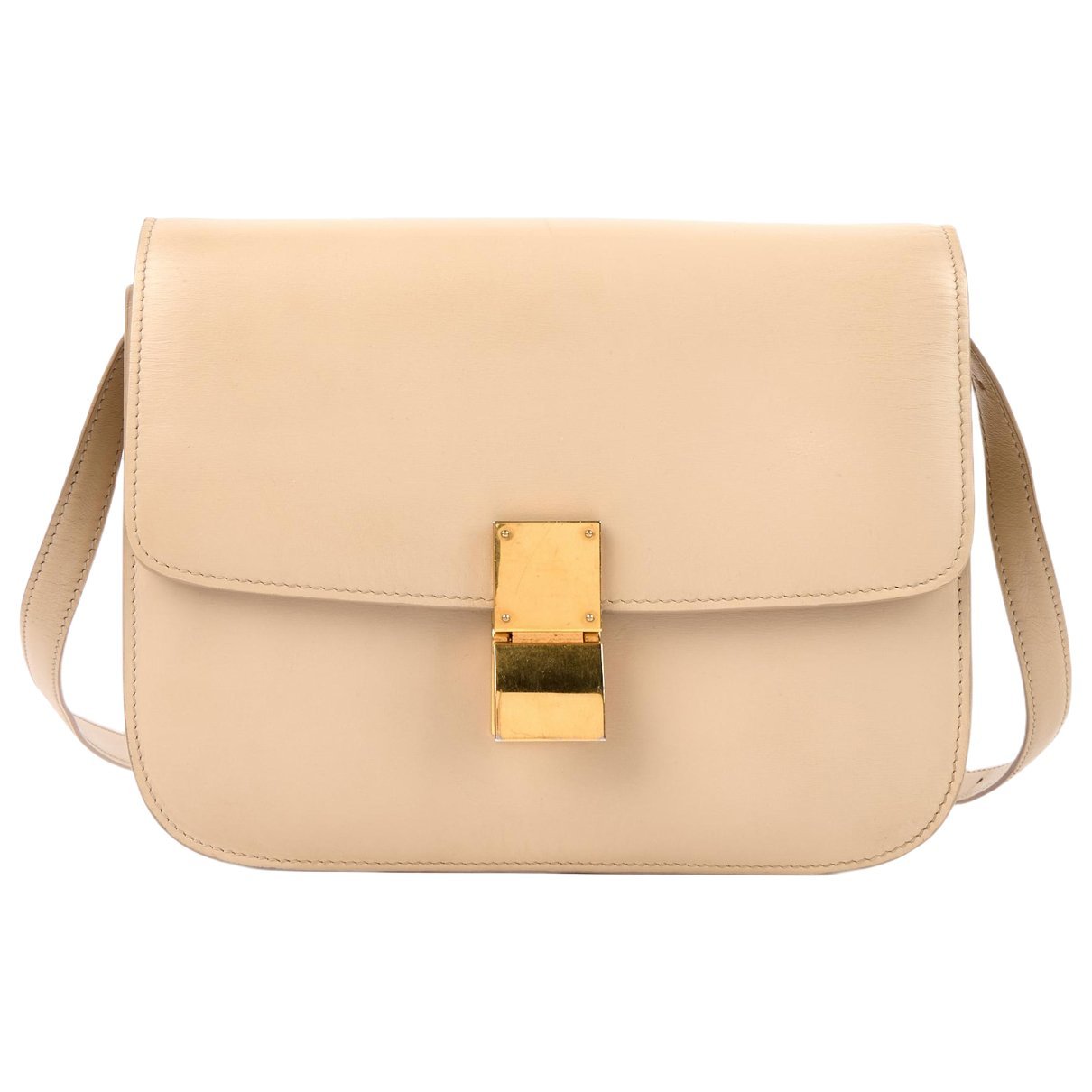 Classic leather crossbody bag