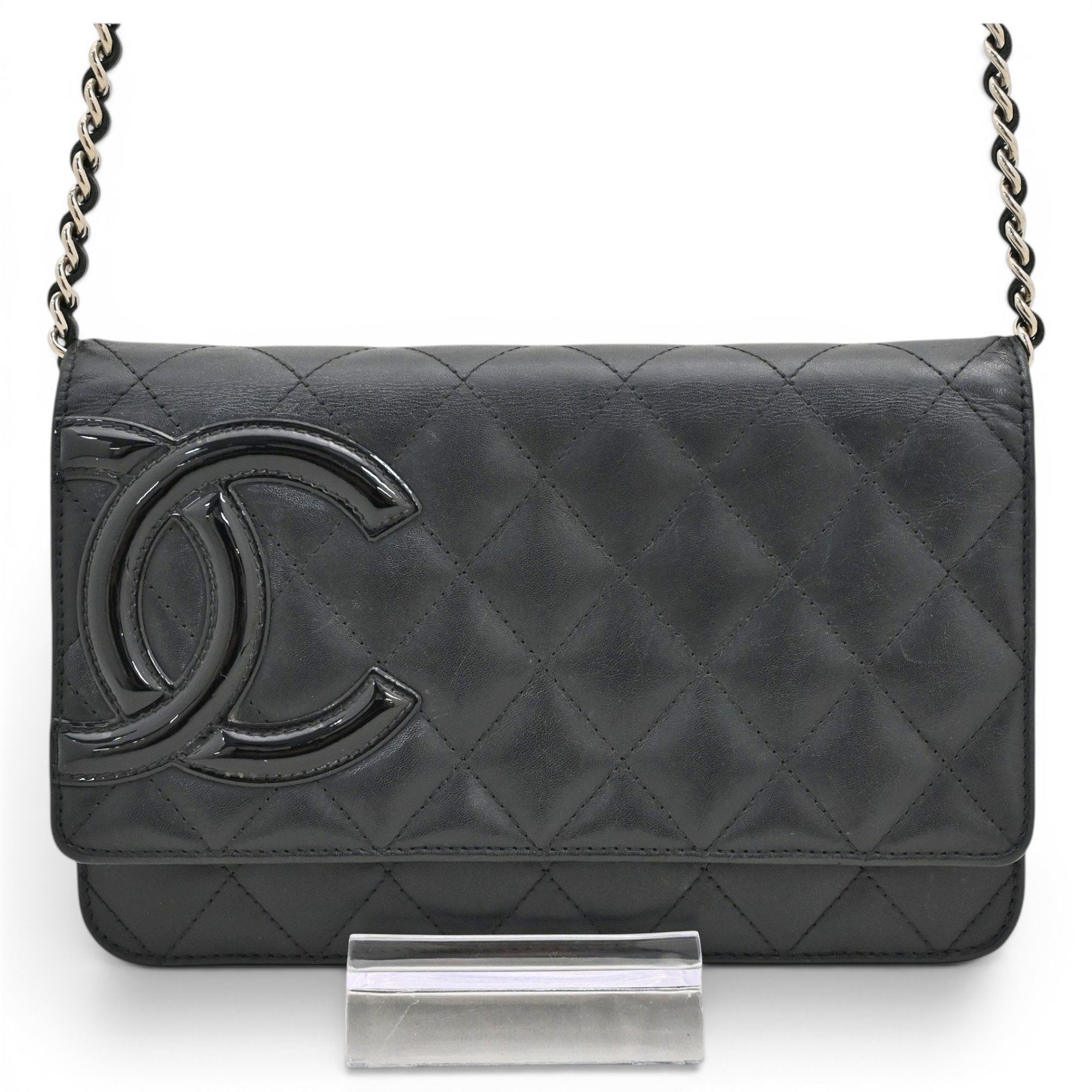 Wallet On Chain Cambon leather handbag