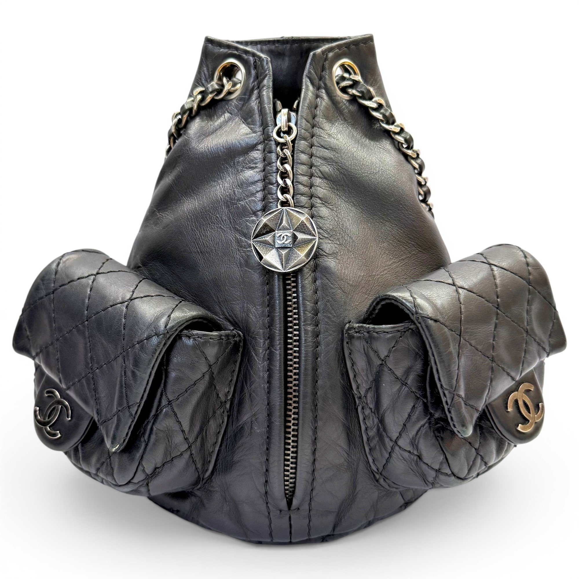 Chanel 22 leather backpack