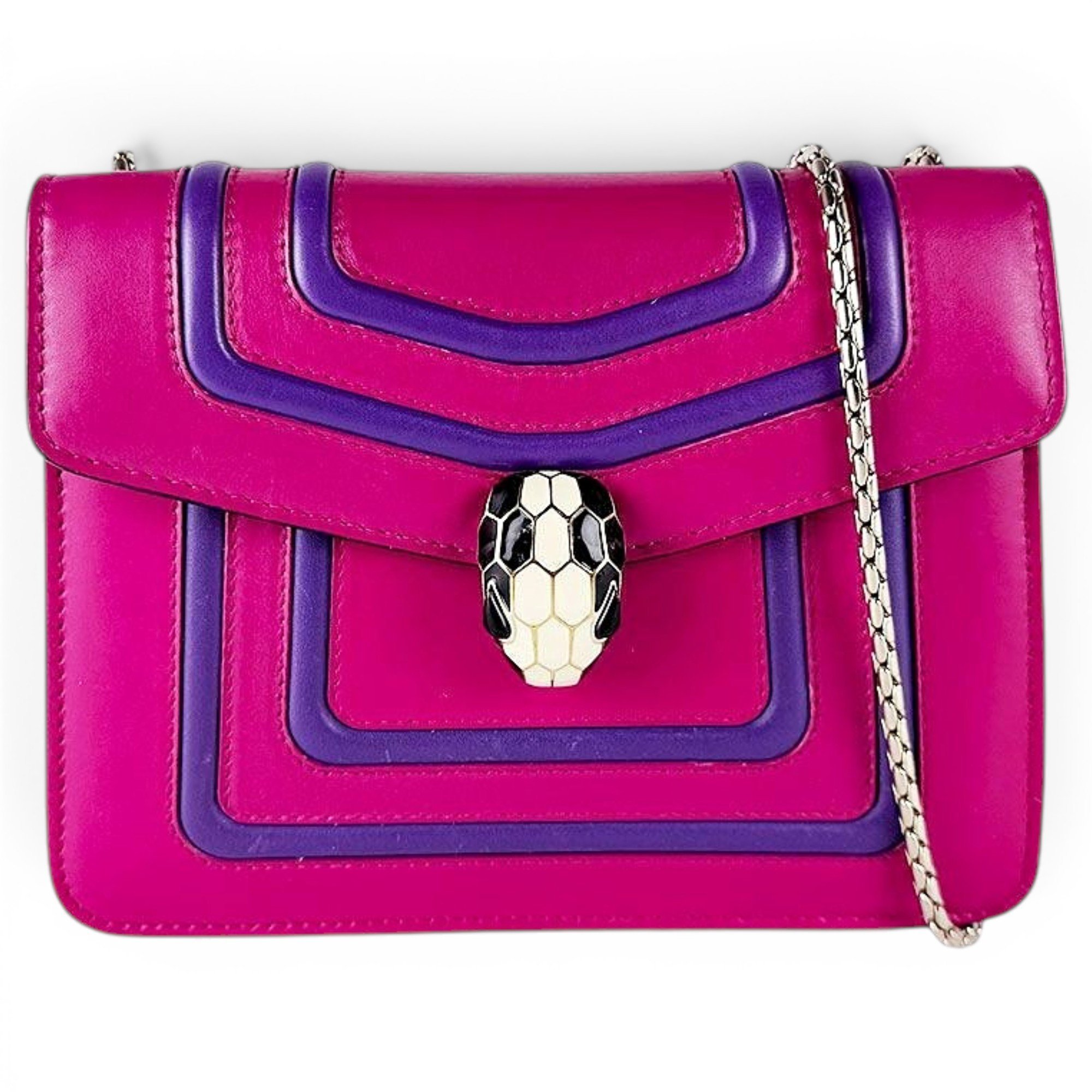 Bvlgari Serpenti leather handbag