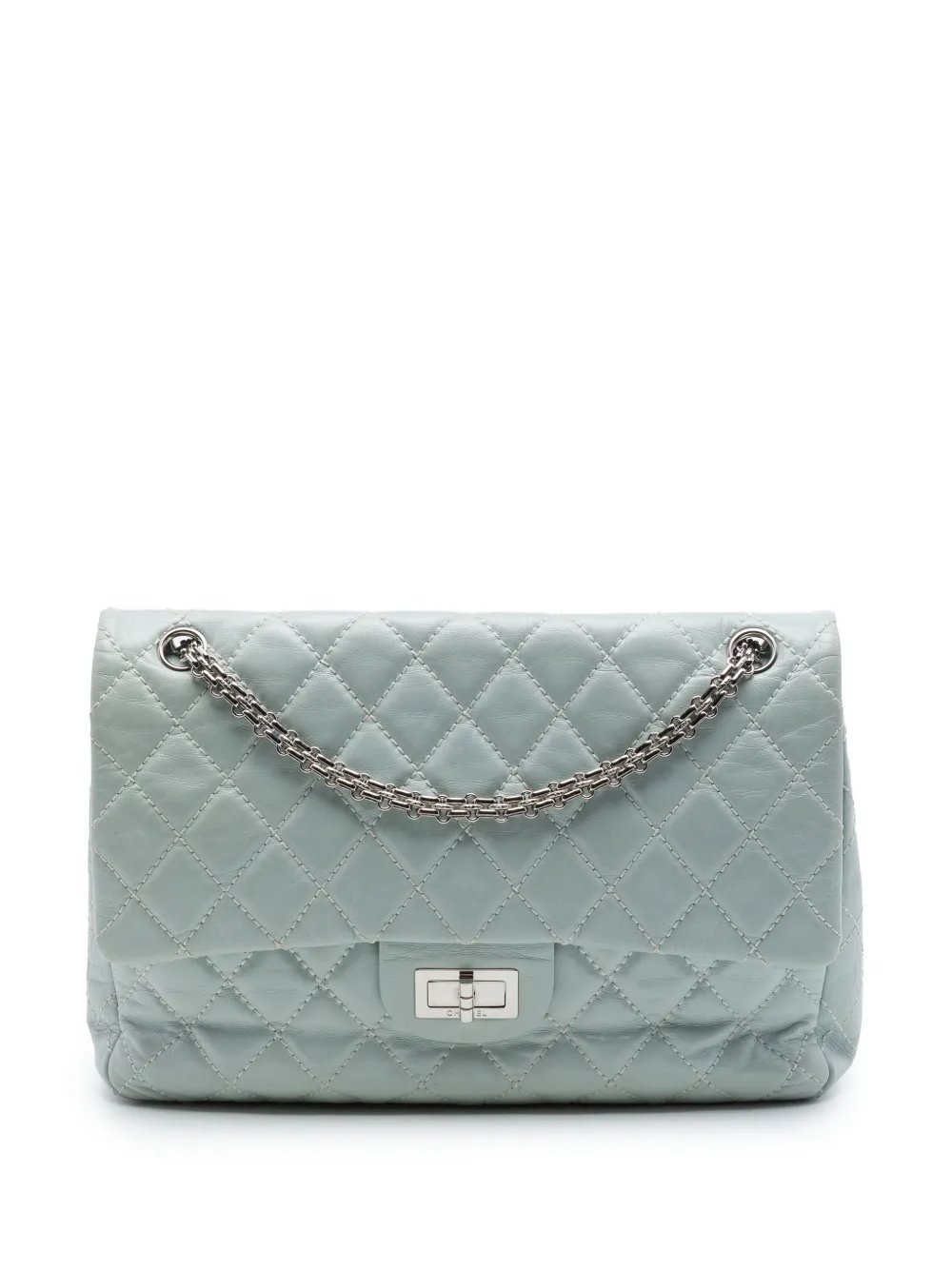 2008-2009 Quilted Aged Calfskin Reissue 2.55 Double Flap 227 shoulder bag