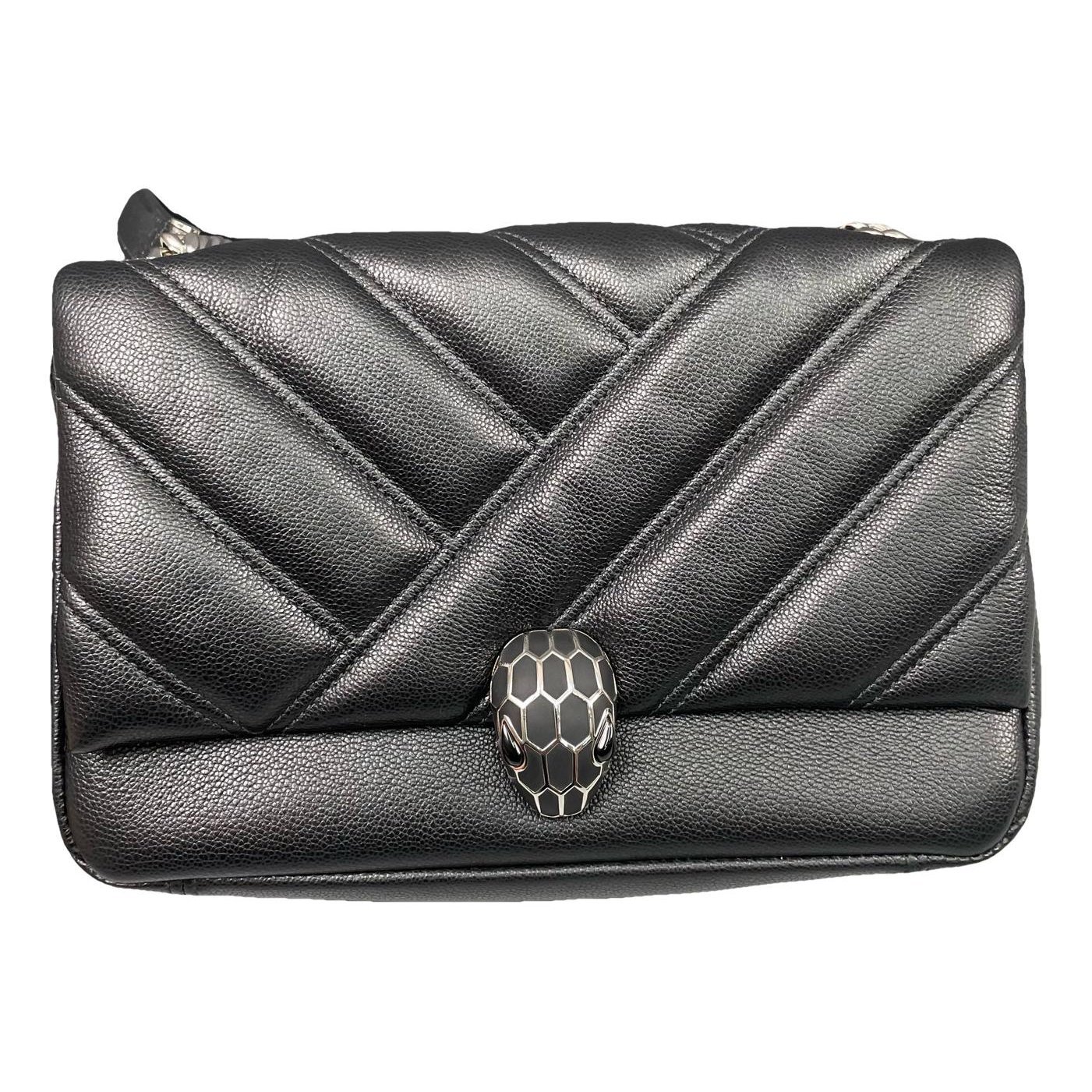 Serpenti leather handbag