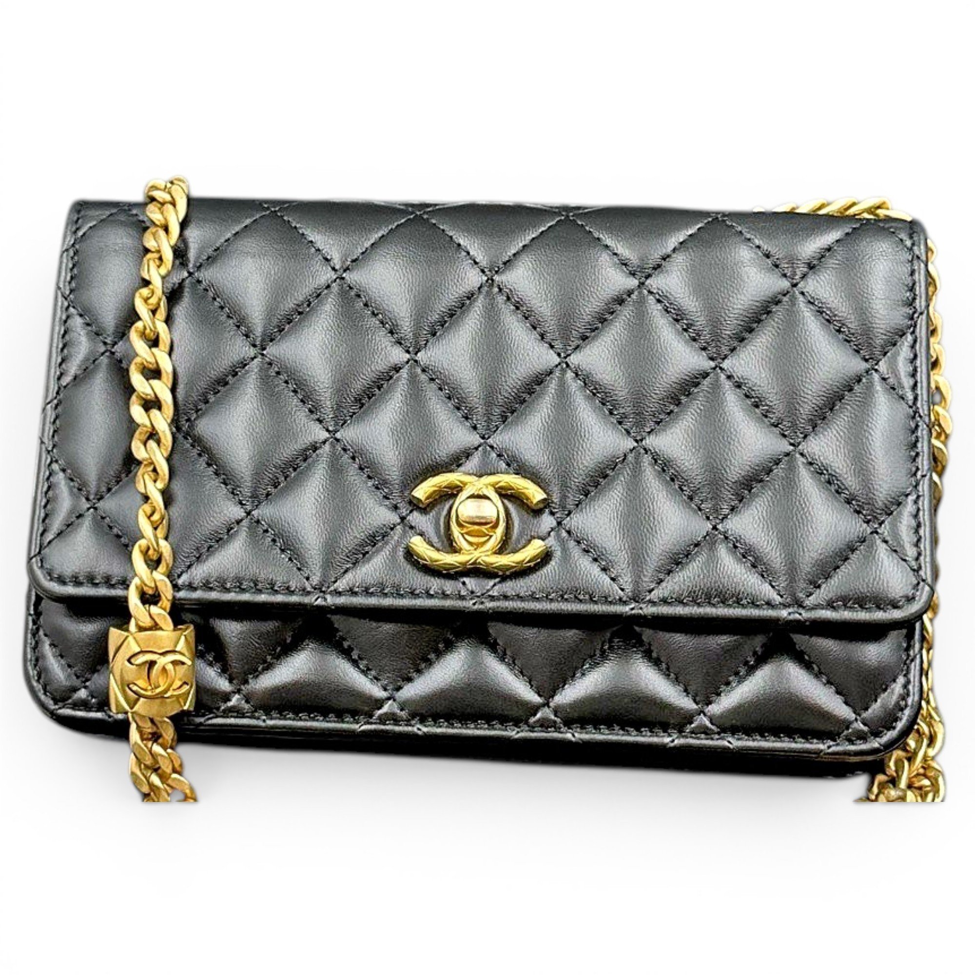 Wallet On Chain Timeless/Classique leather crossbody bag