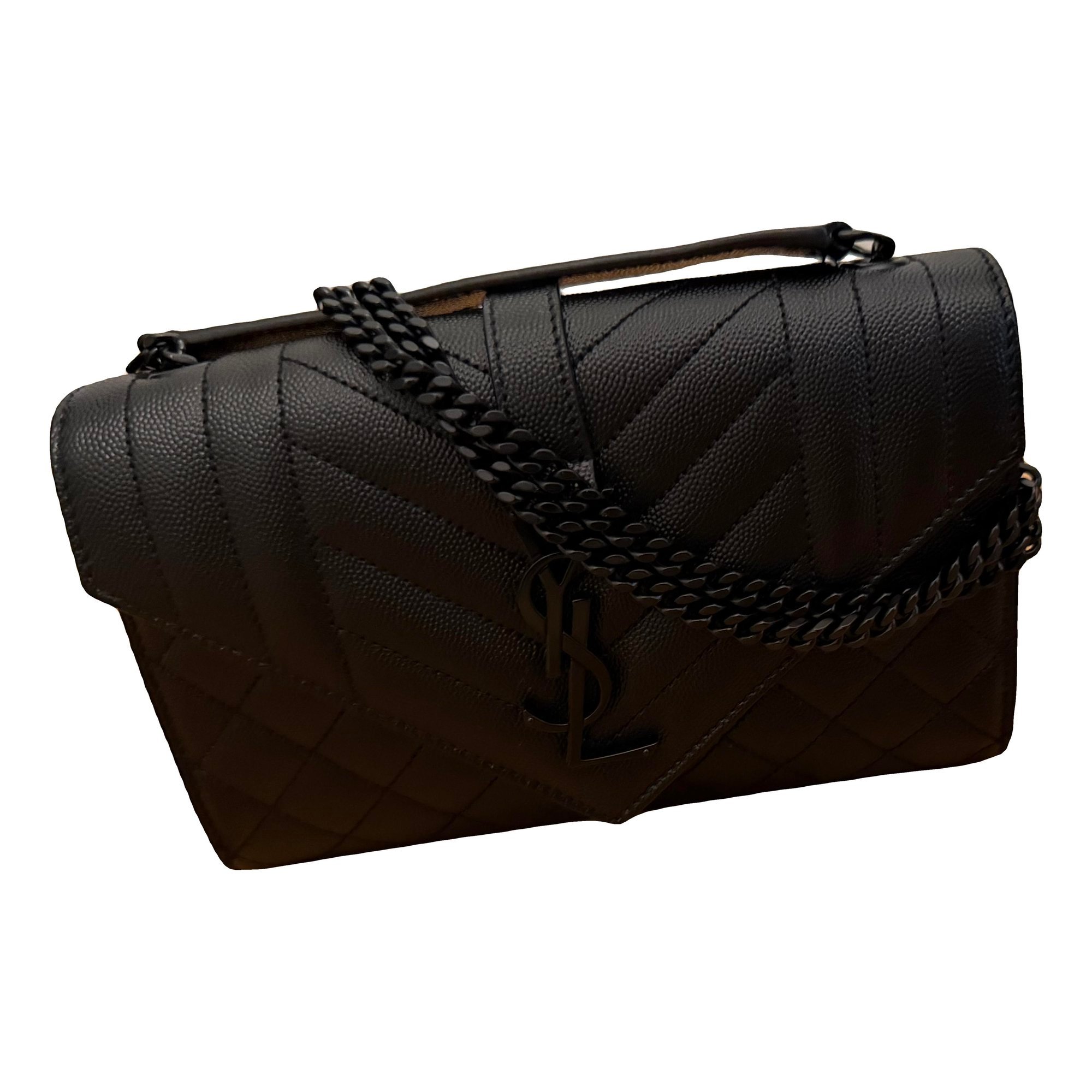 Satchel Monogramme leather handbag