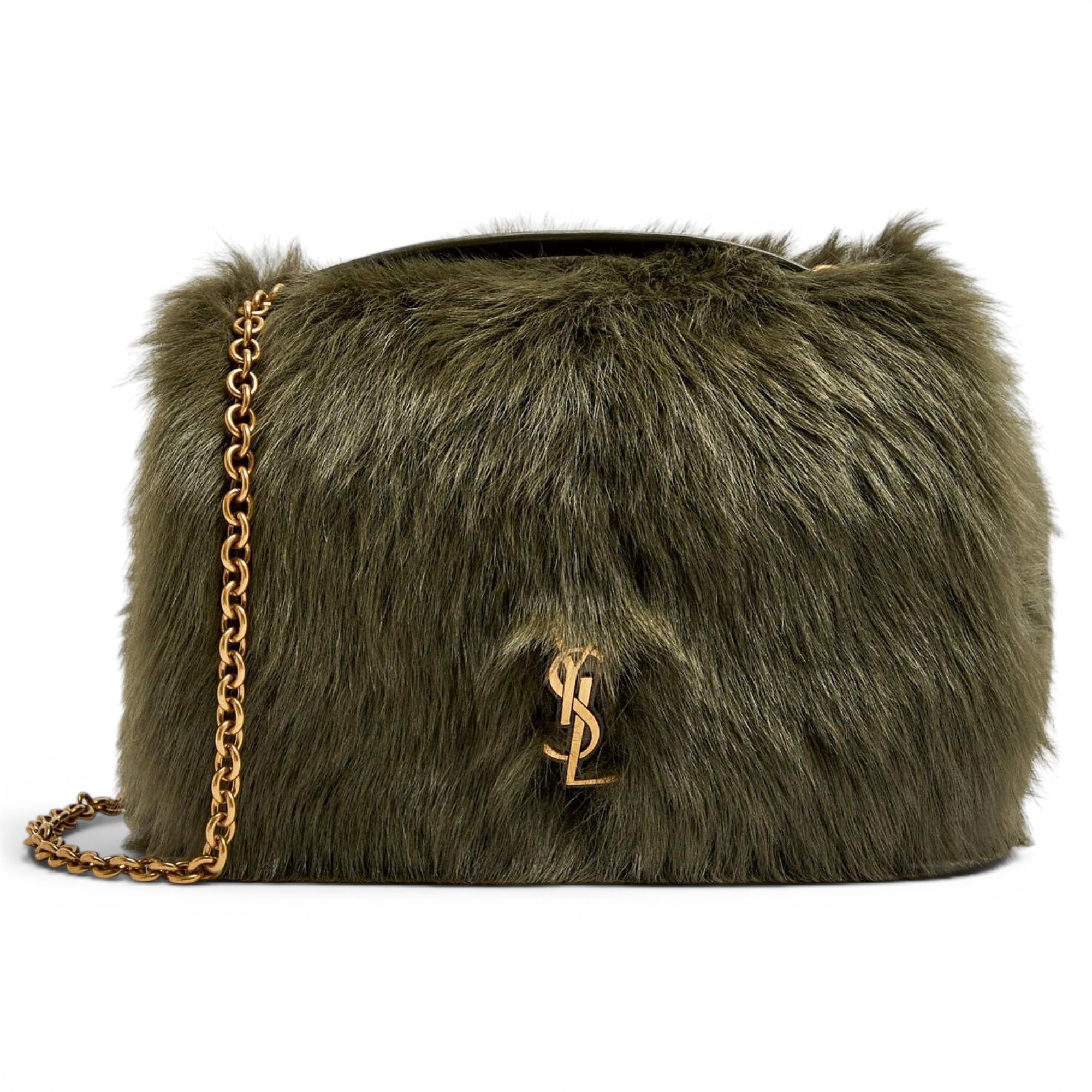Jamie faux fur handbag