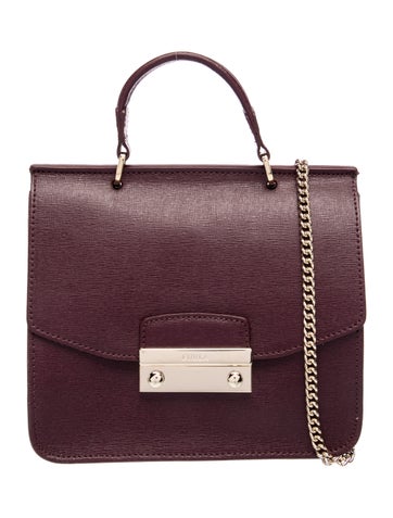 Leather Top Handle Bag