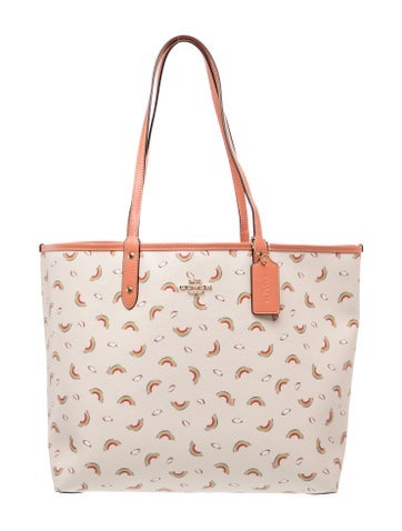 Leather Reversible City Tote Large