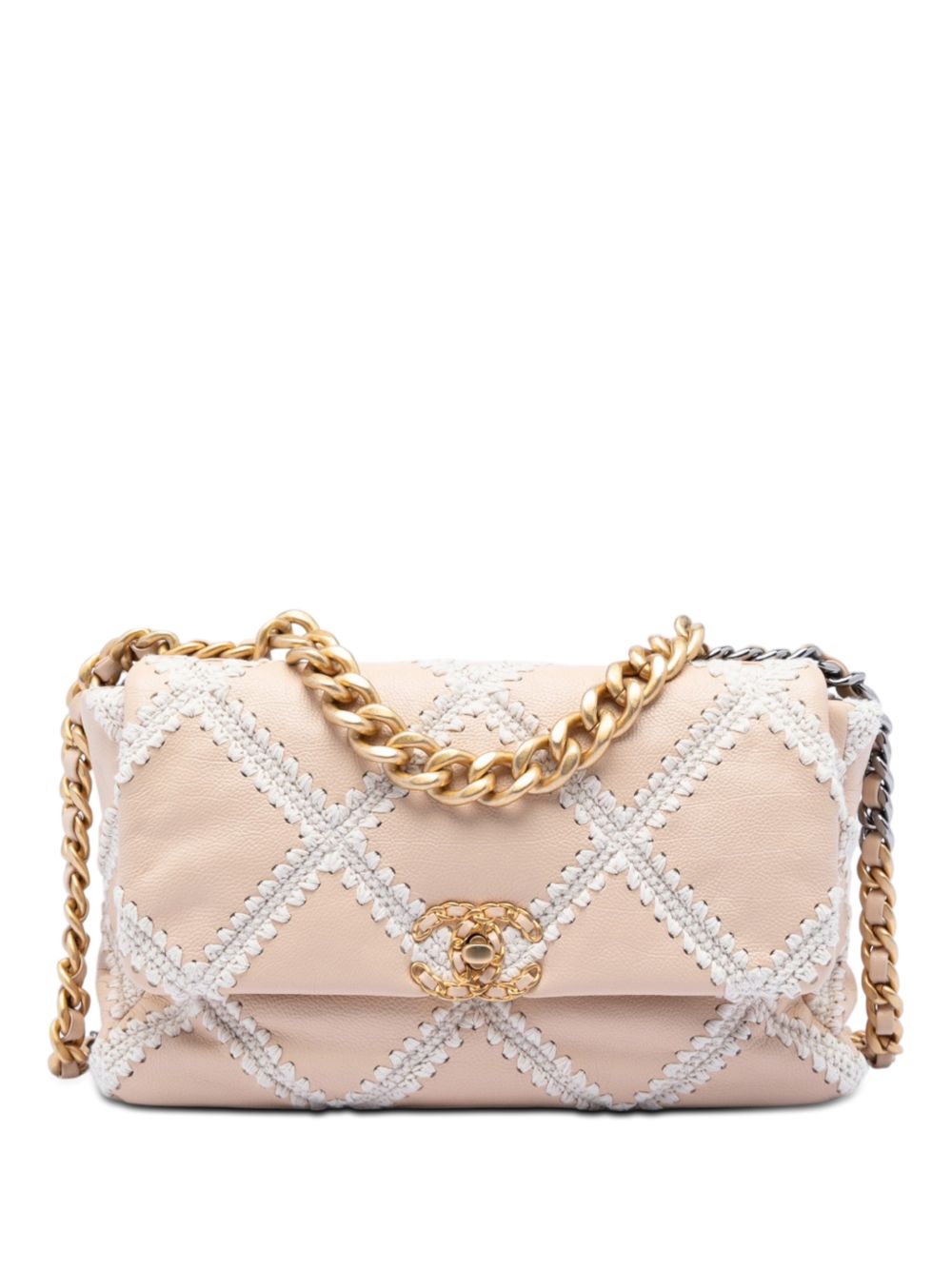2020 Large Crochet Calfskin 19 Flap satchel