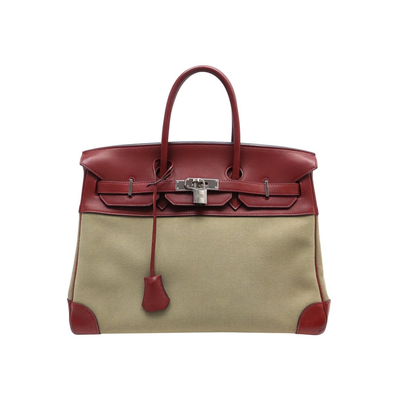 Hermes Birkin 35 leather handbag