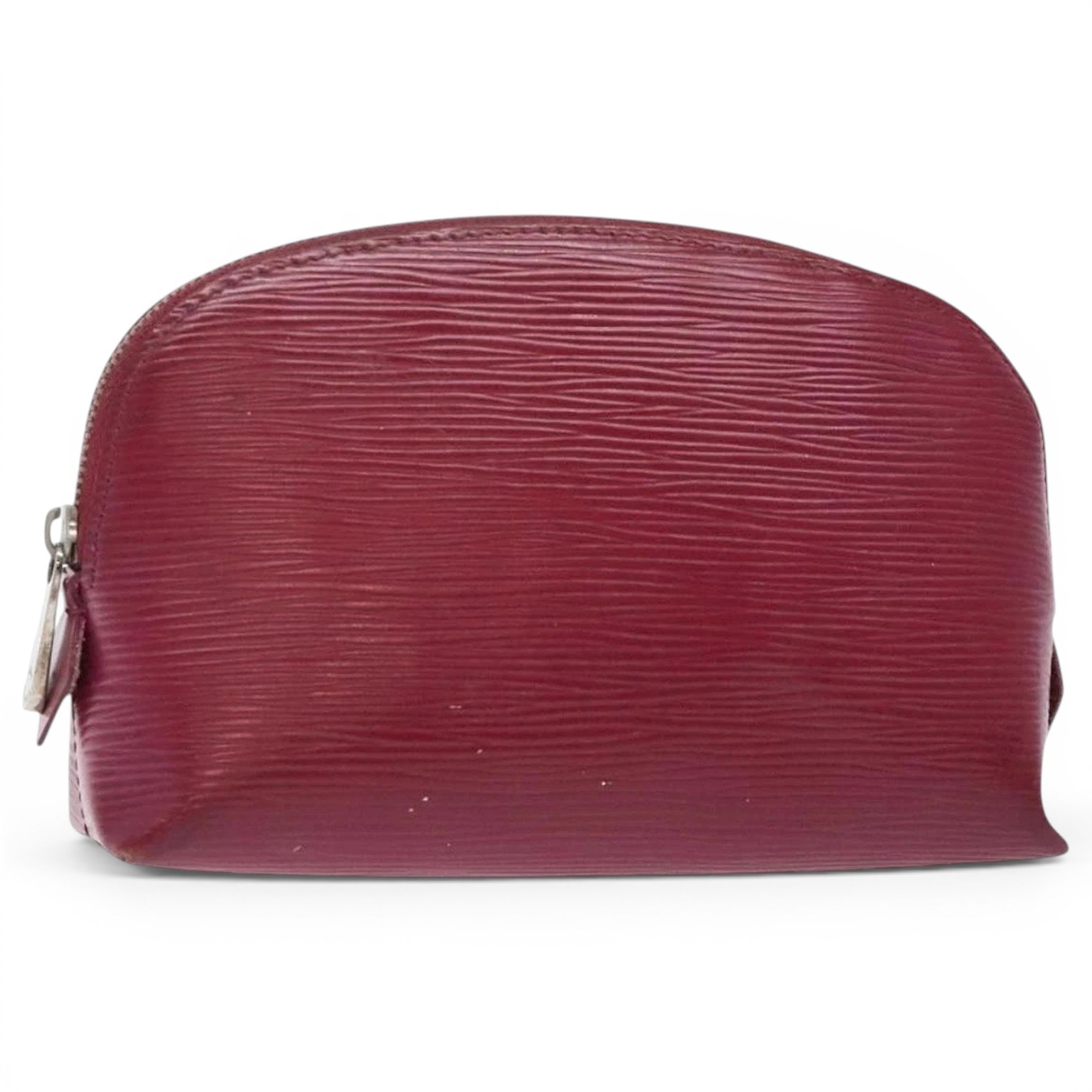 Leather clutch bag