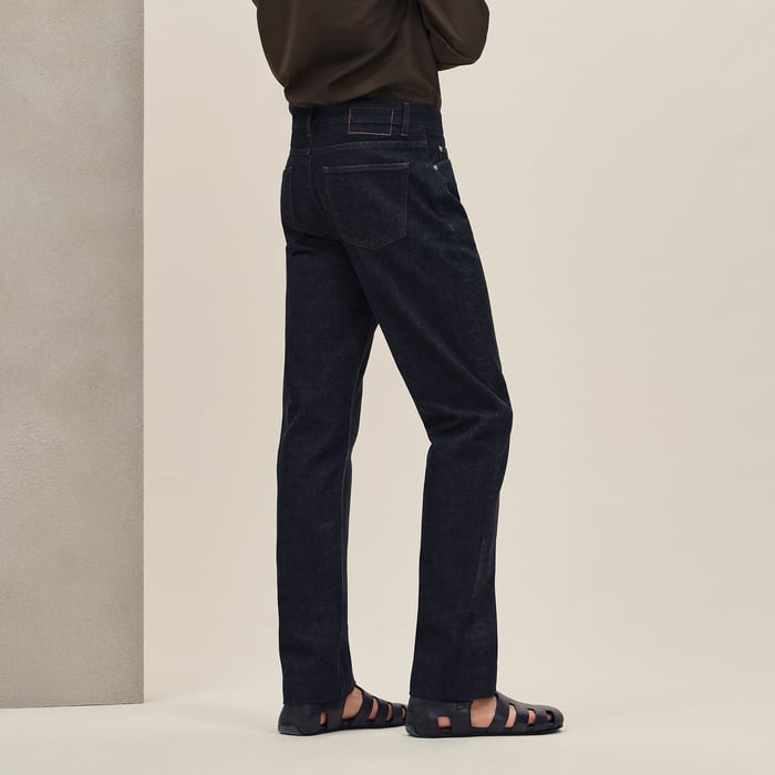 Indigo Straight Cut Jeans