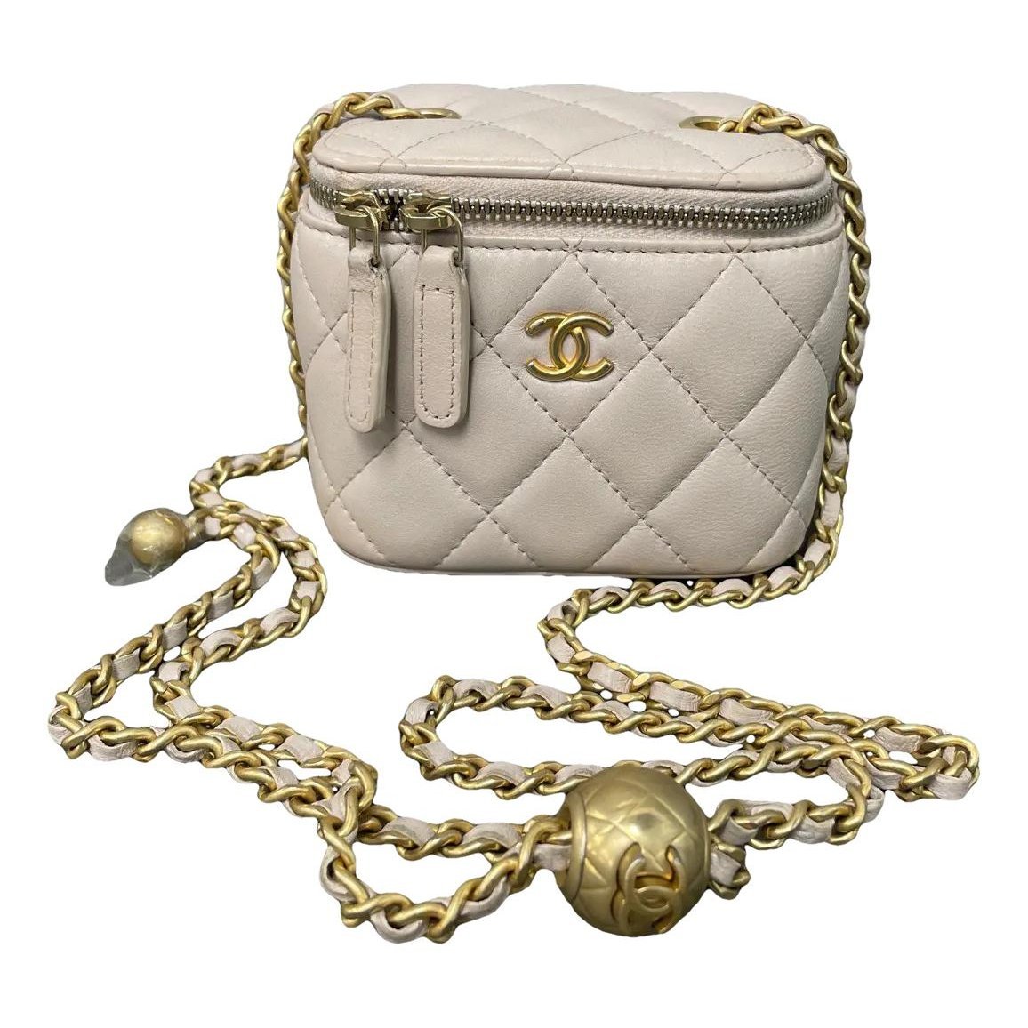 Trendy CC Vanity leather handbag