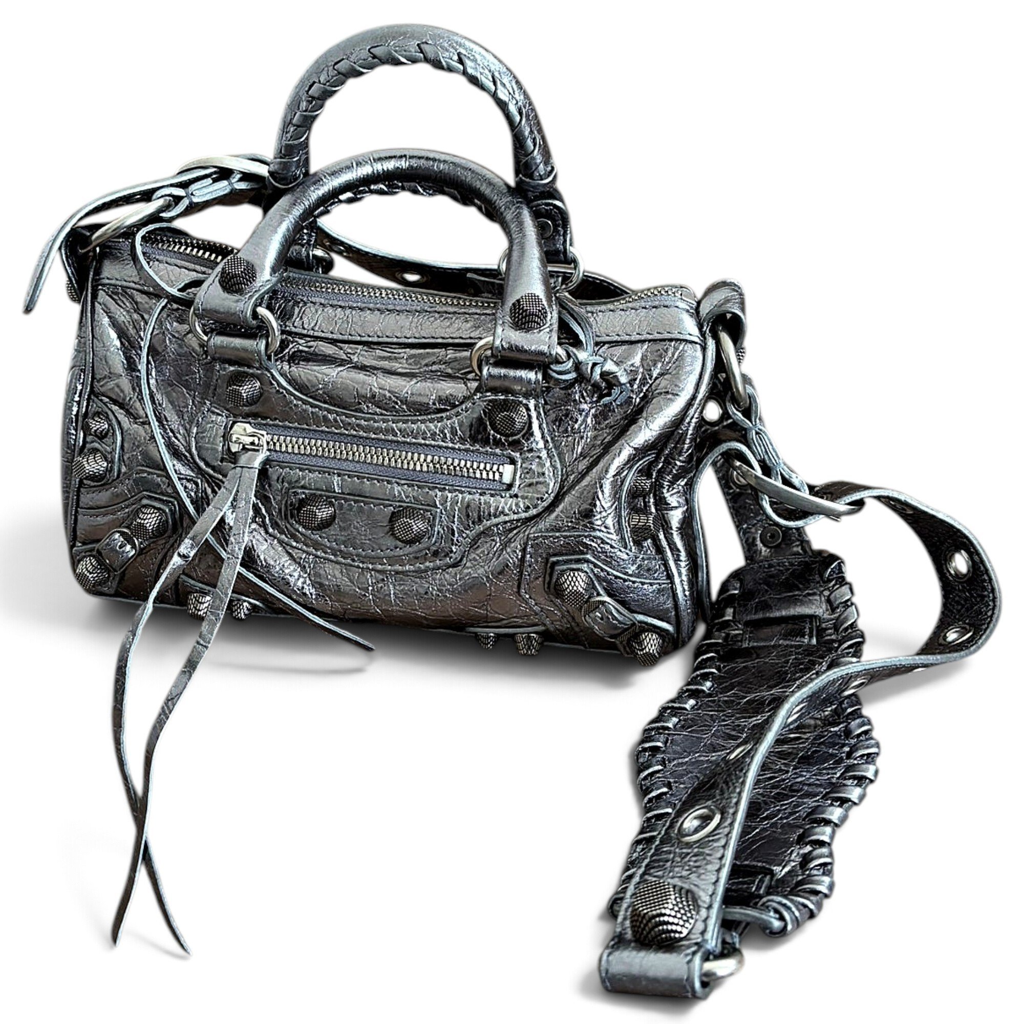 Le Cagole leather handbag