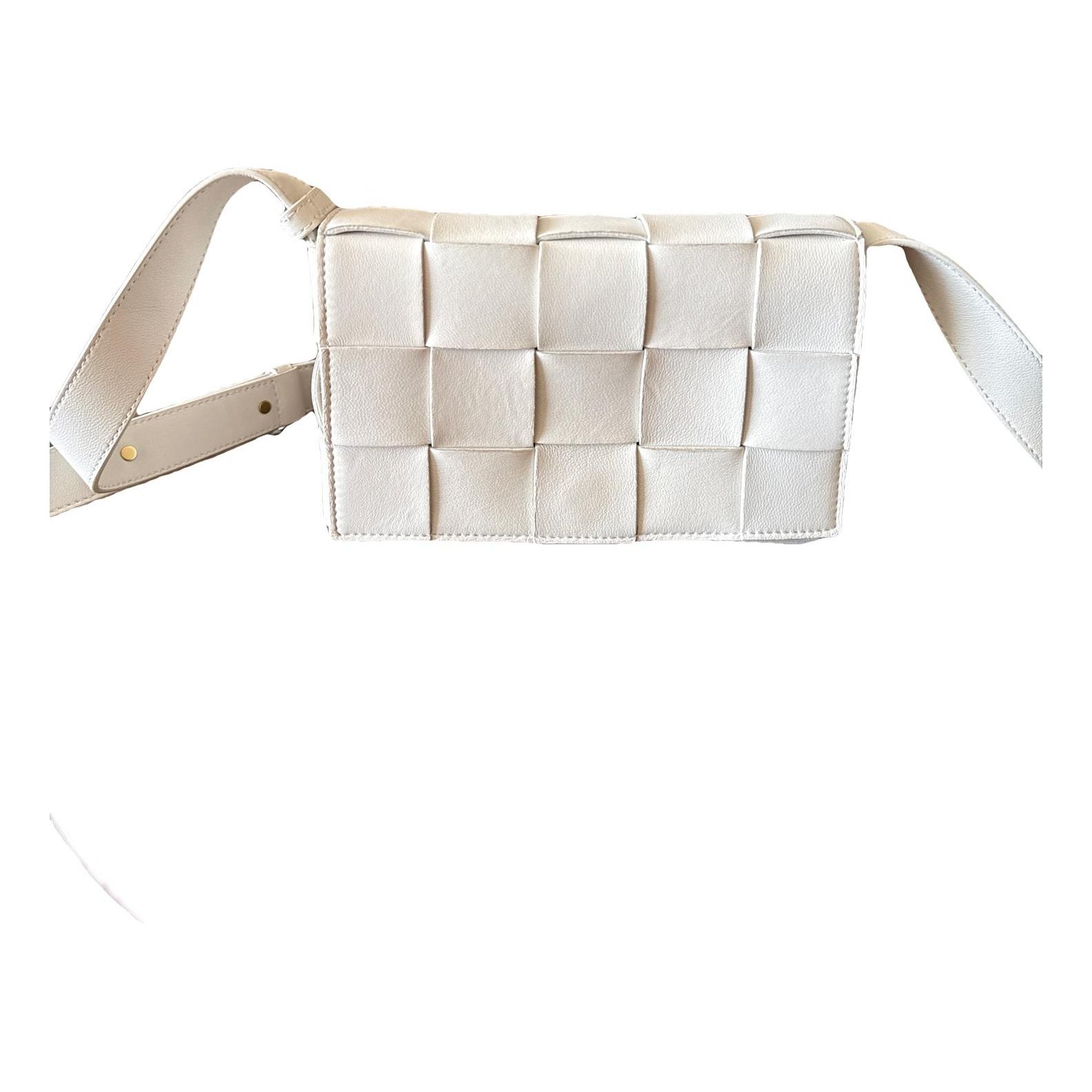Cassette leather crossbody bag