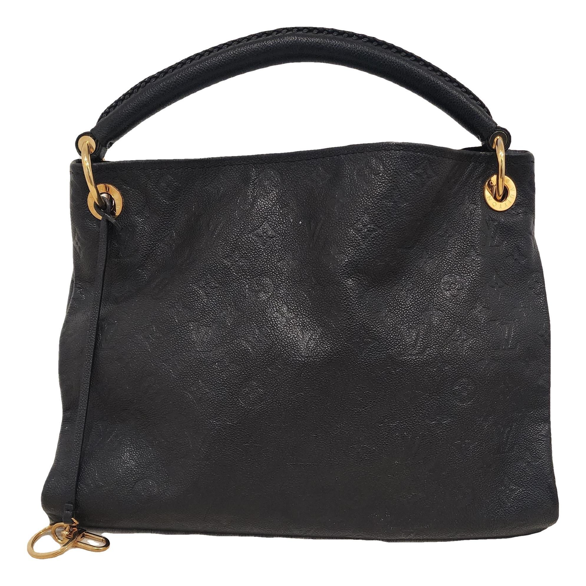 Artsy leather handbag