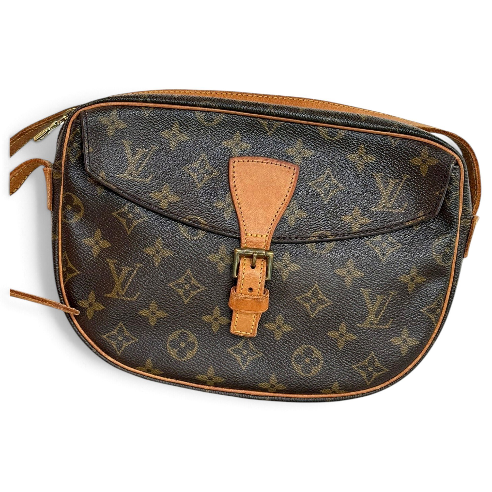 Jeune fille leather crossbody bag
