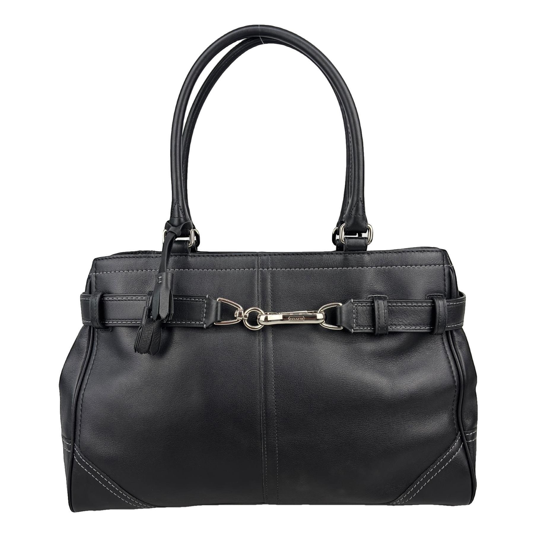Signature Sufflette leather handbag