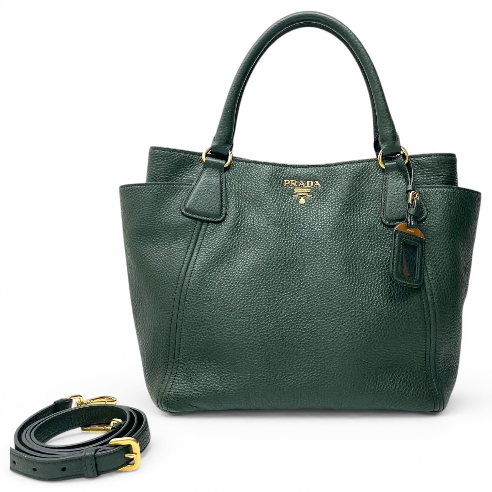 Leather tote