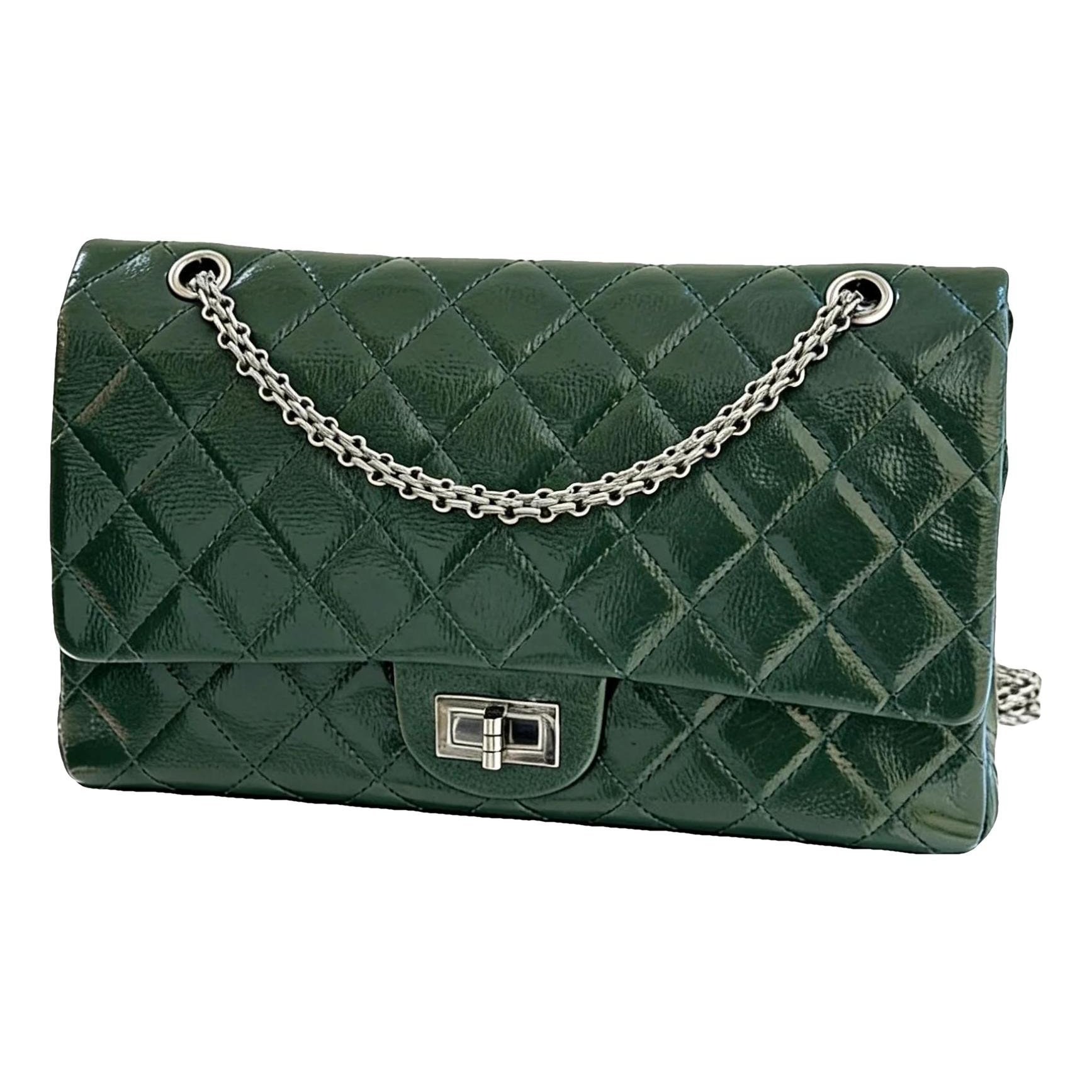 2.55 patent leather handbag