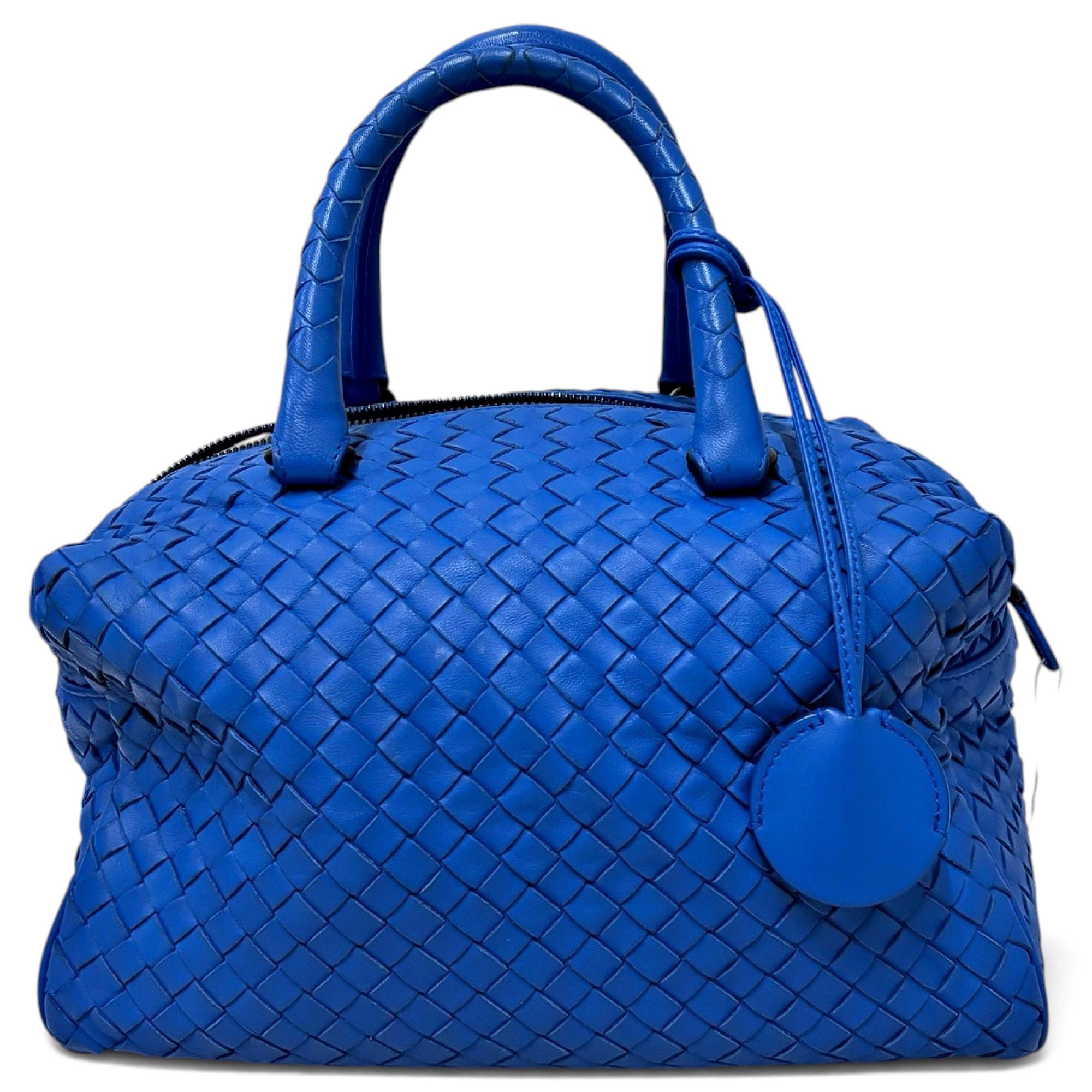Leather bowling bag