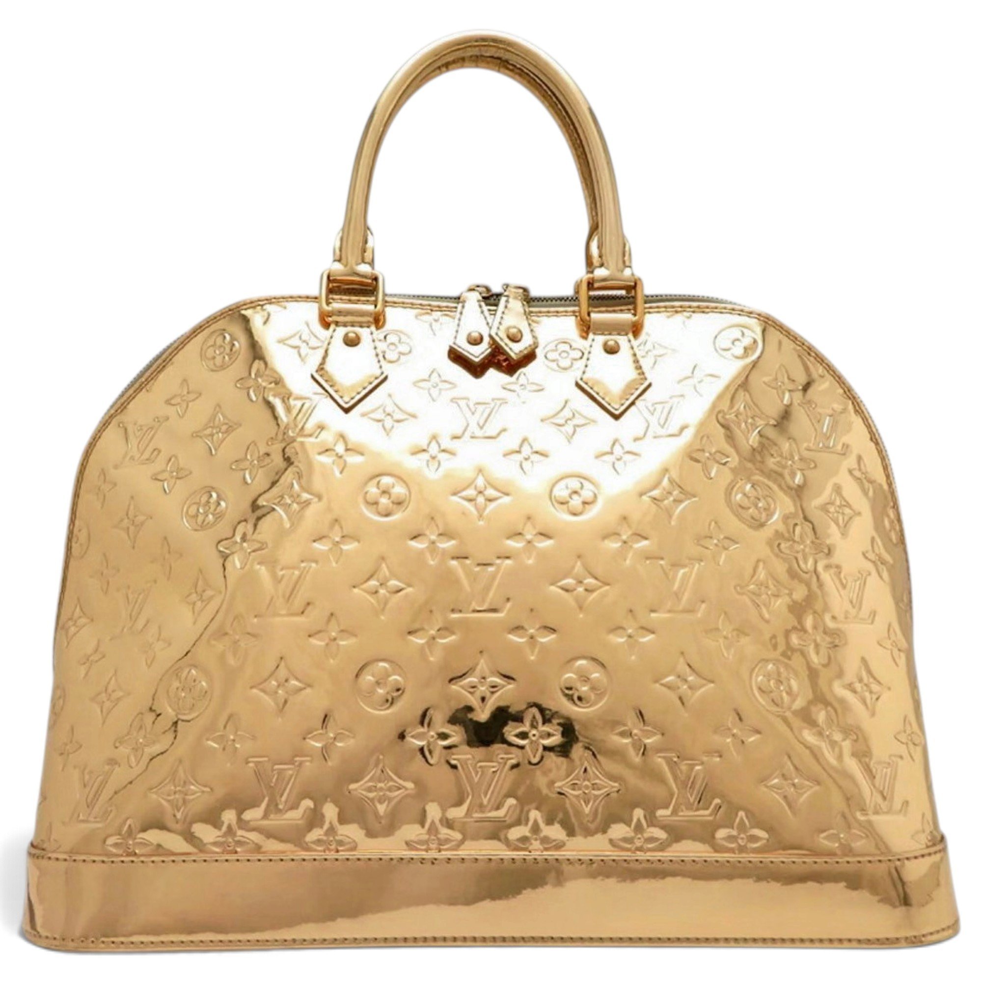 Alma patent leather handbag