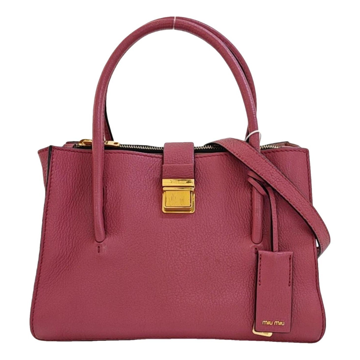 Leather handbag