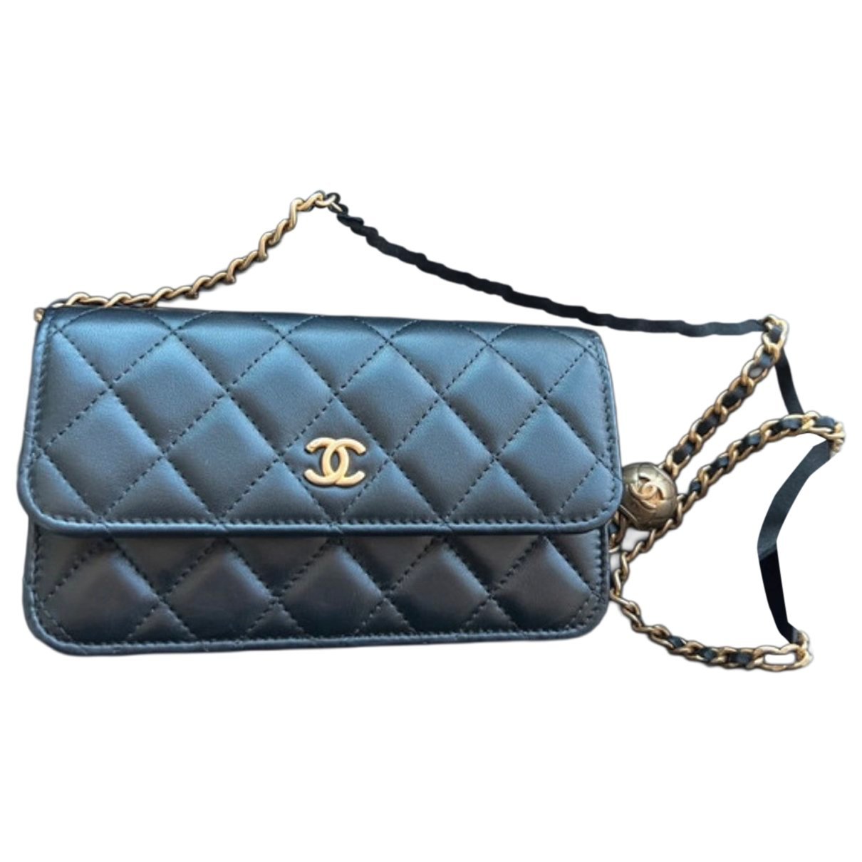 Wallet On Chain Timeless/Classique leather crossbody bag