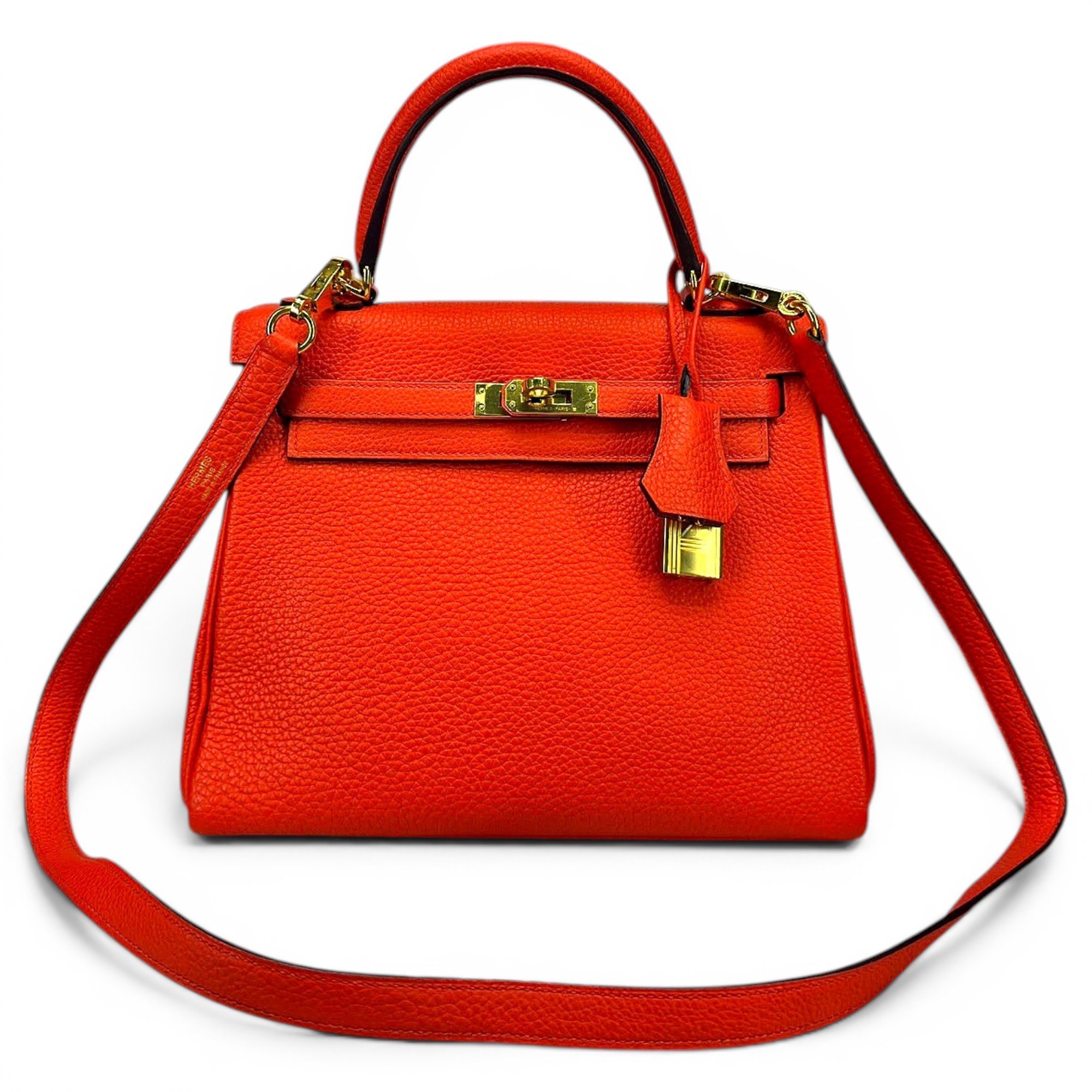 Kelly 28 leather handbag