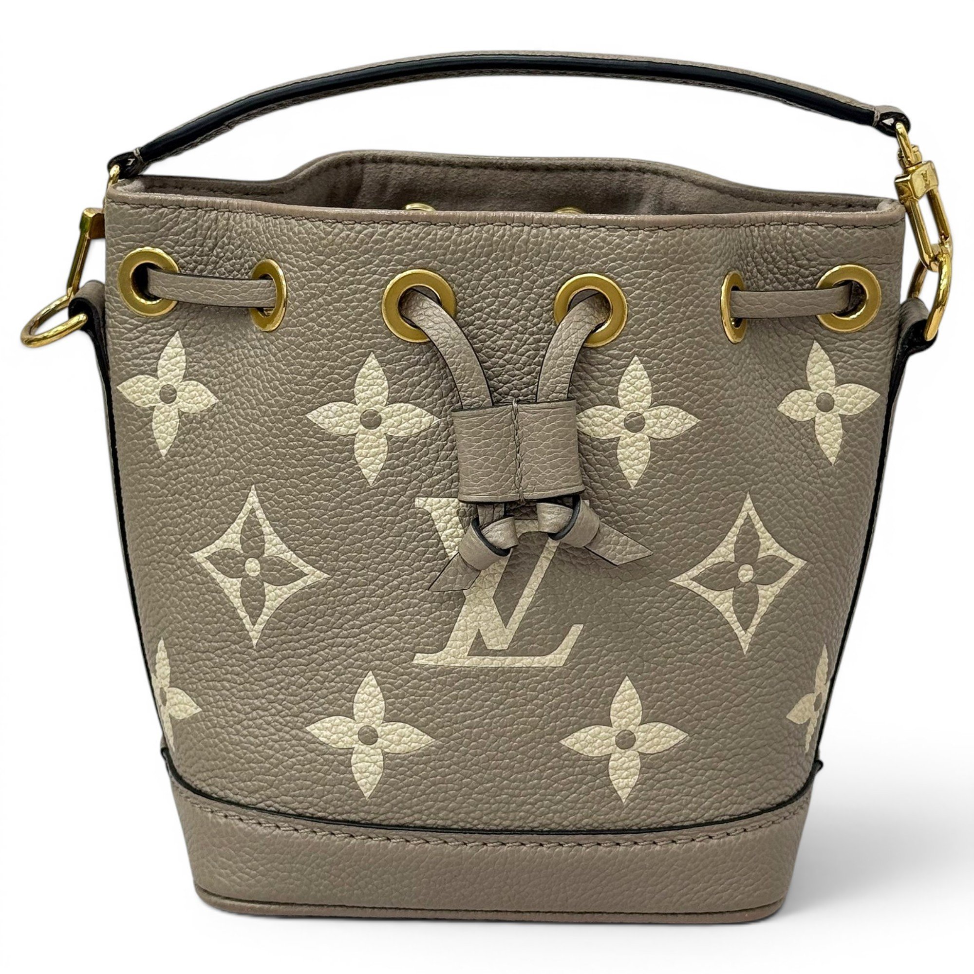 Nano Noé leather handbag