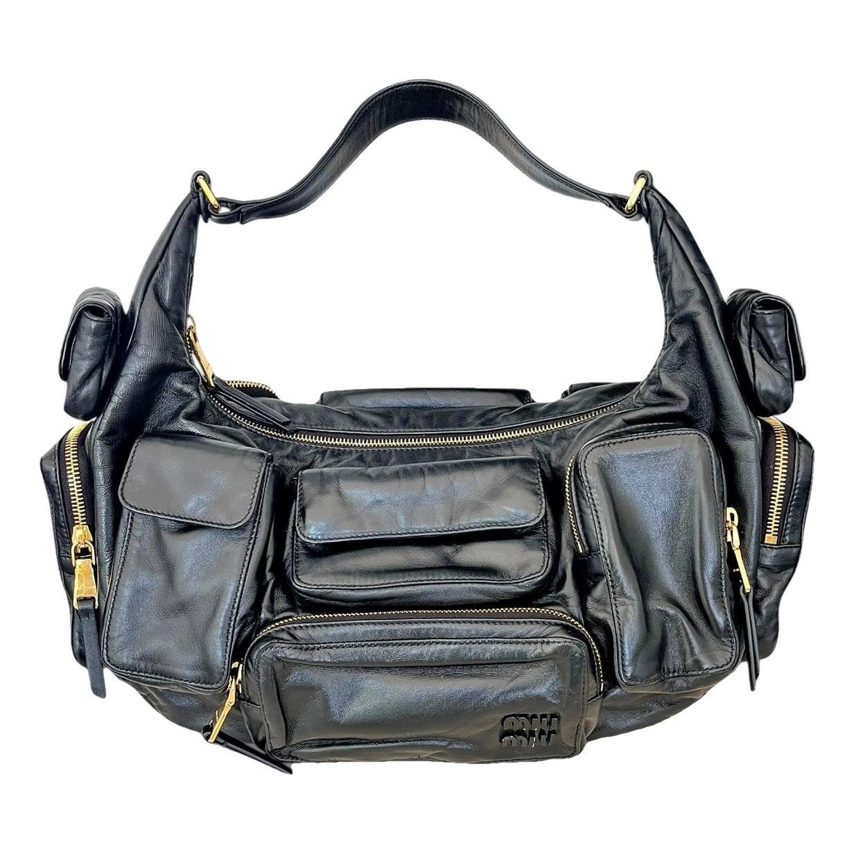 Miu Miu Pocket leather handbag