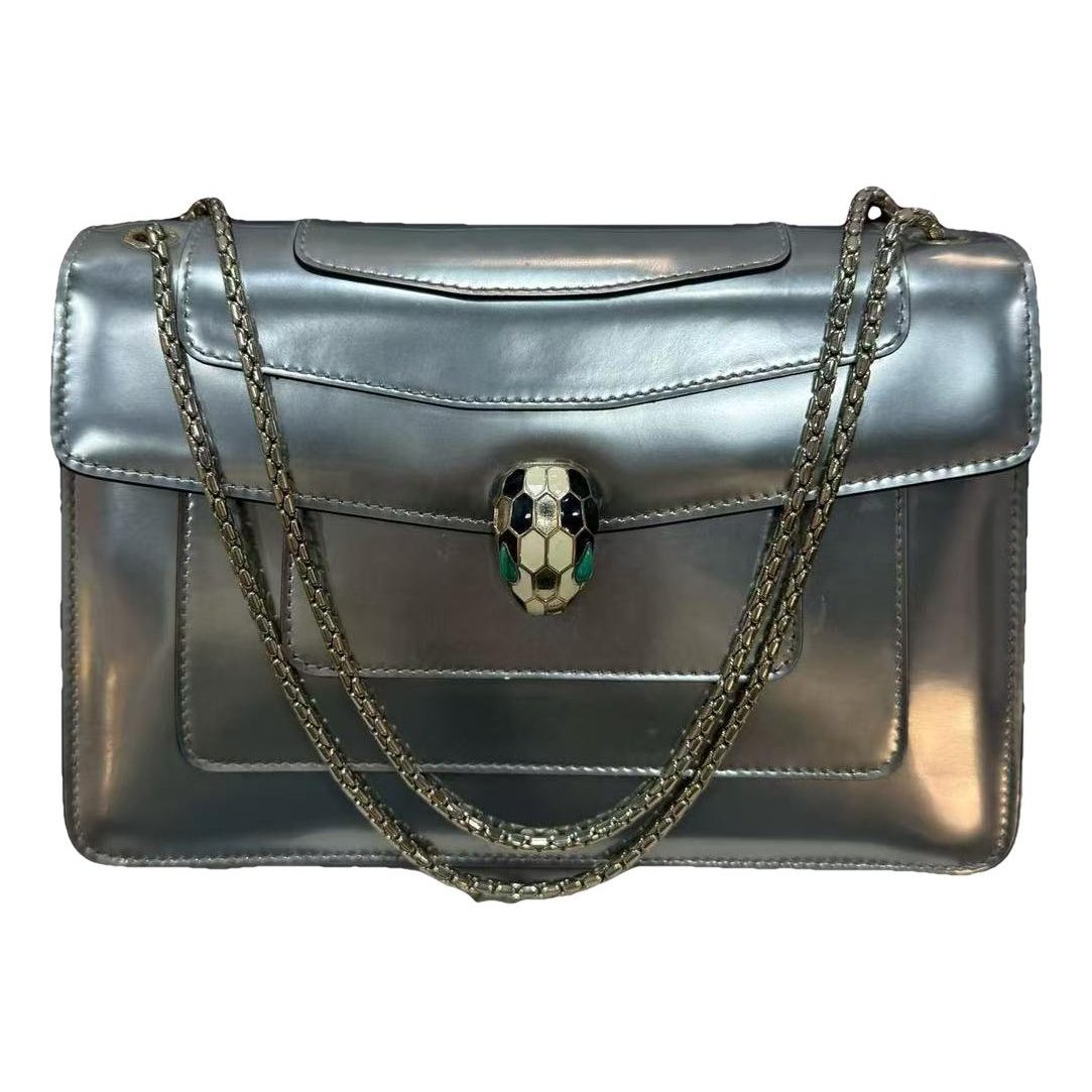 Serpenti leather handbag
