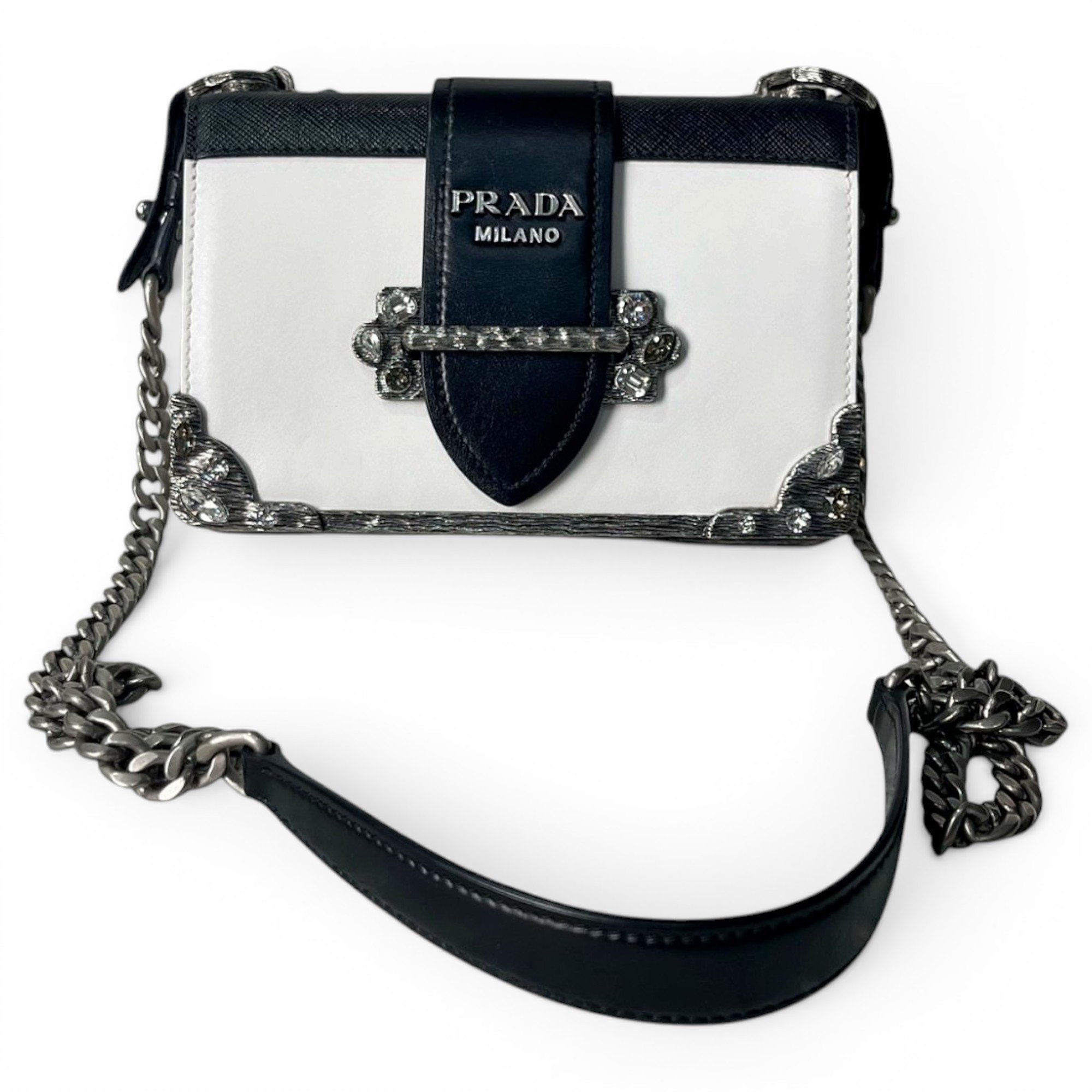 Cahier leather crossbody bag