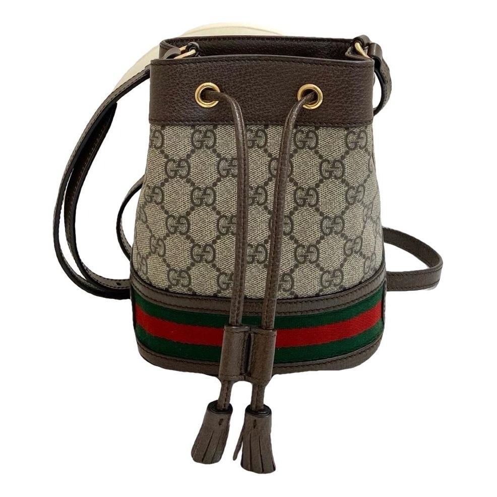 Ophidia Bucket leather handbag