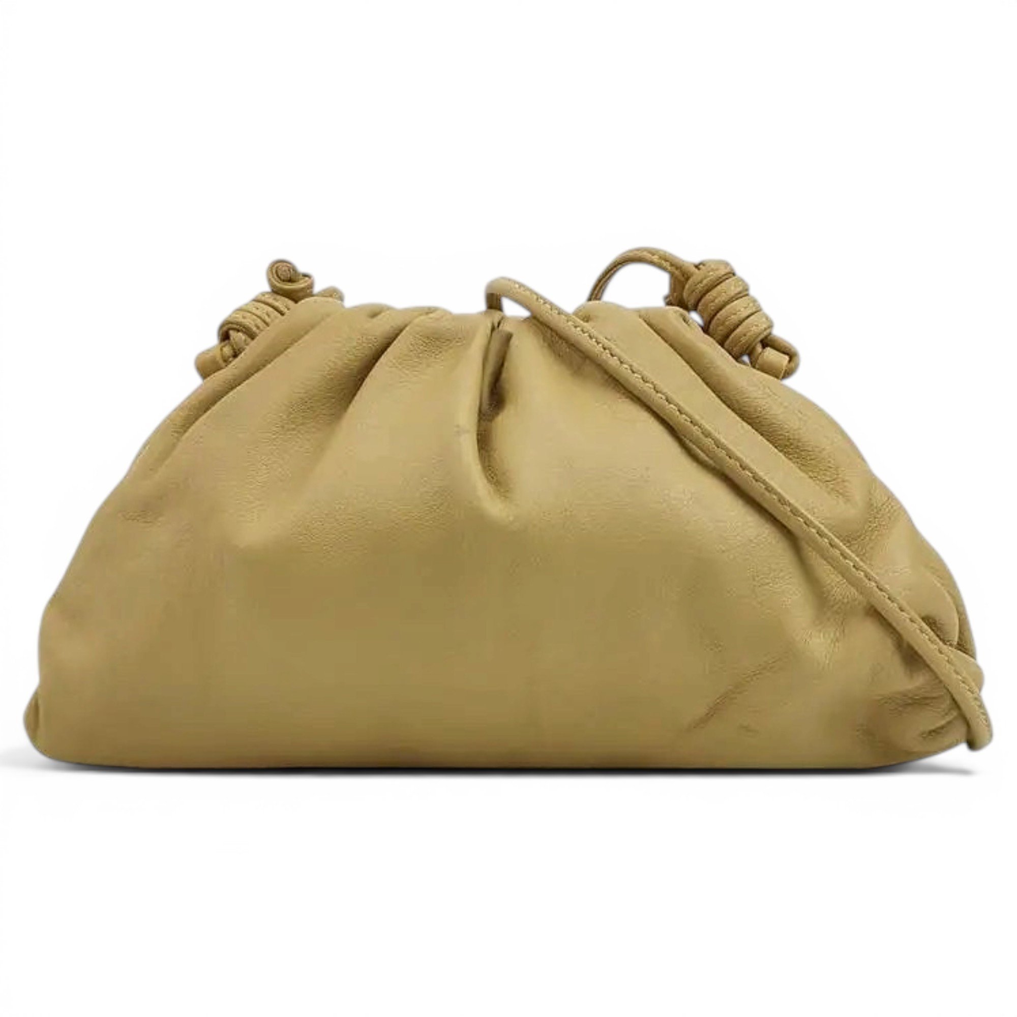 Pouch leather crossbody bag