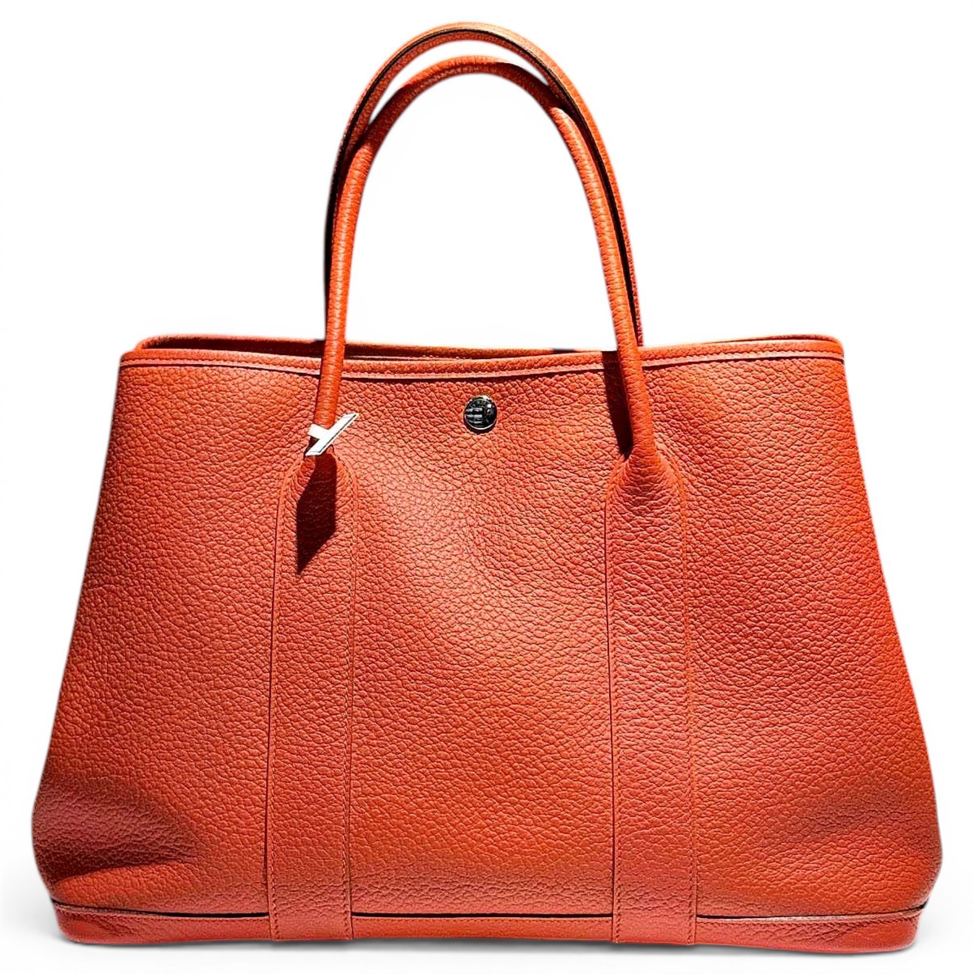 Garden Party leather handbag
