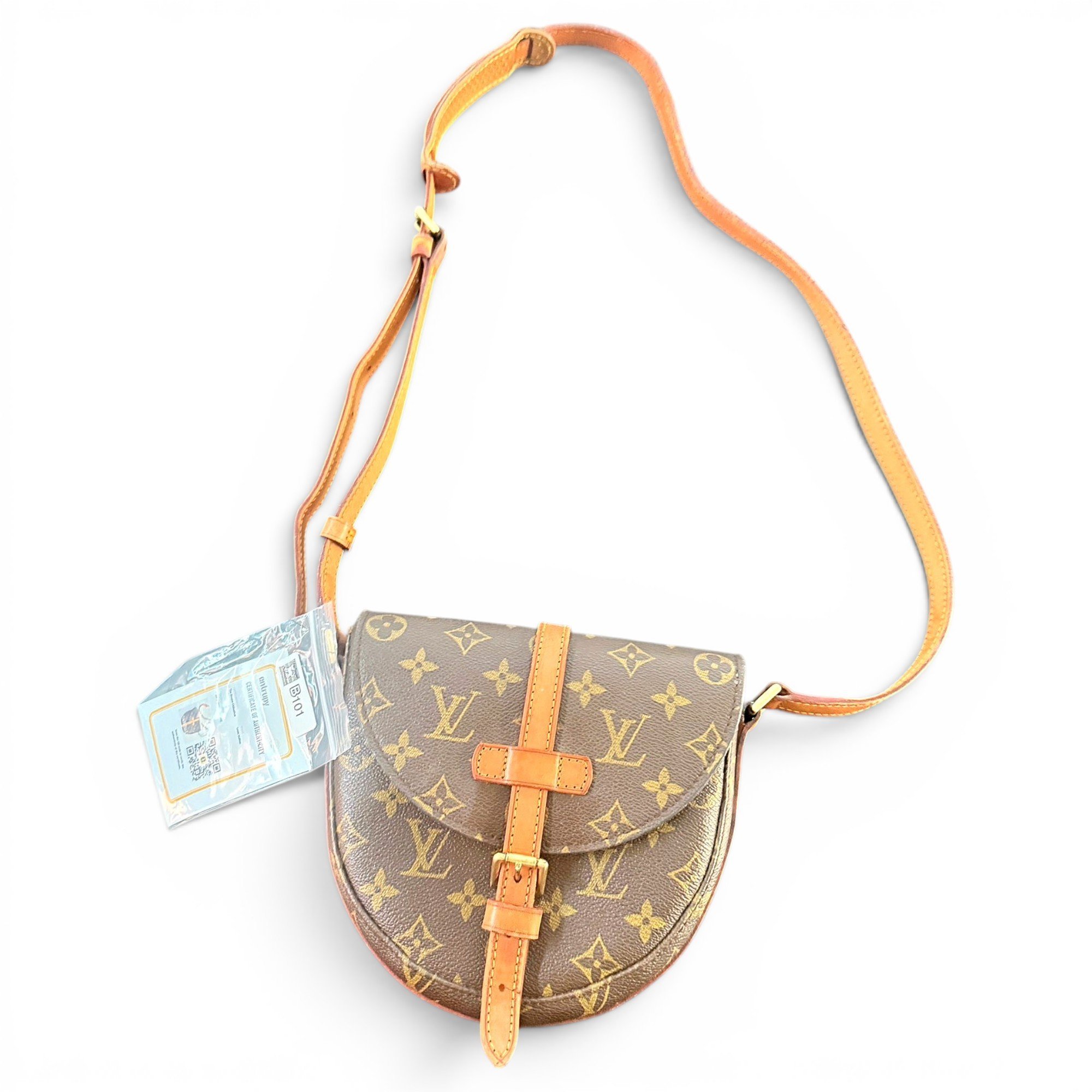 Chantilly leather crossbody bag