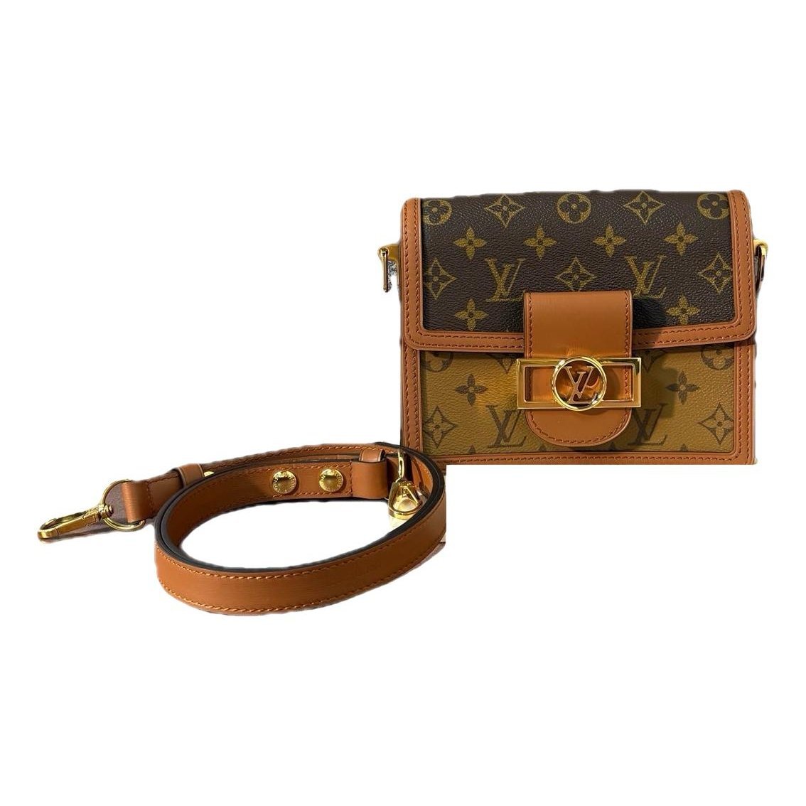 Dauphine leather handbag