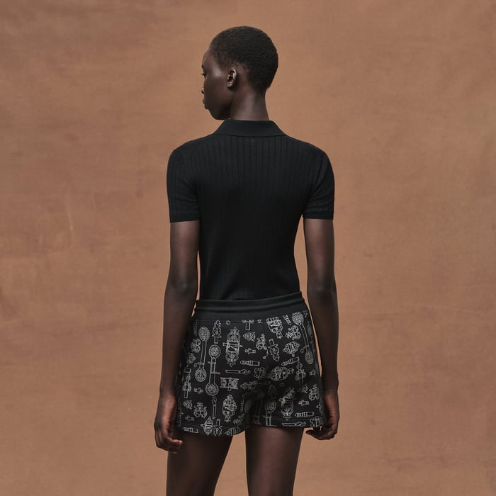 Noir "Ferronnerie Remix" Shorts