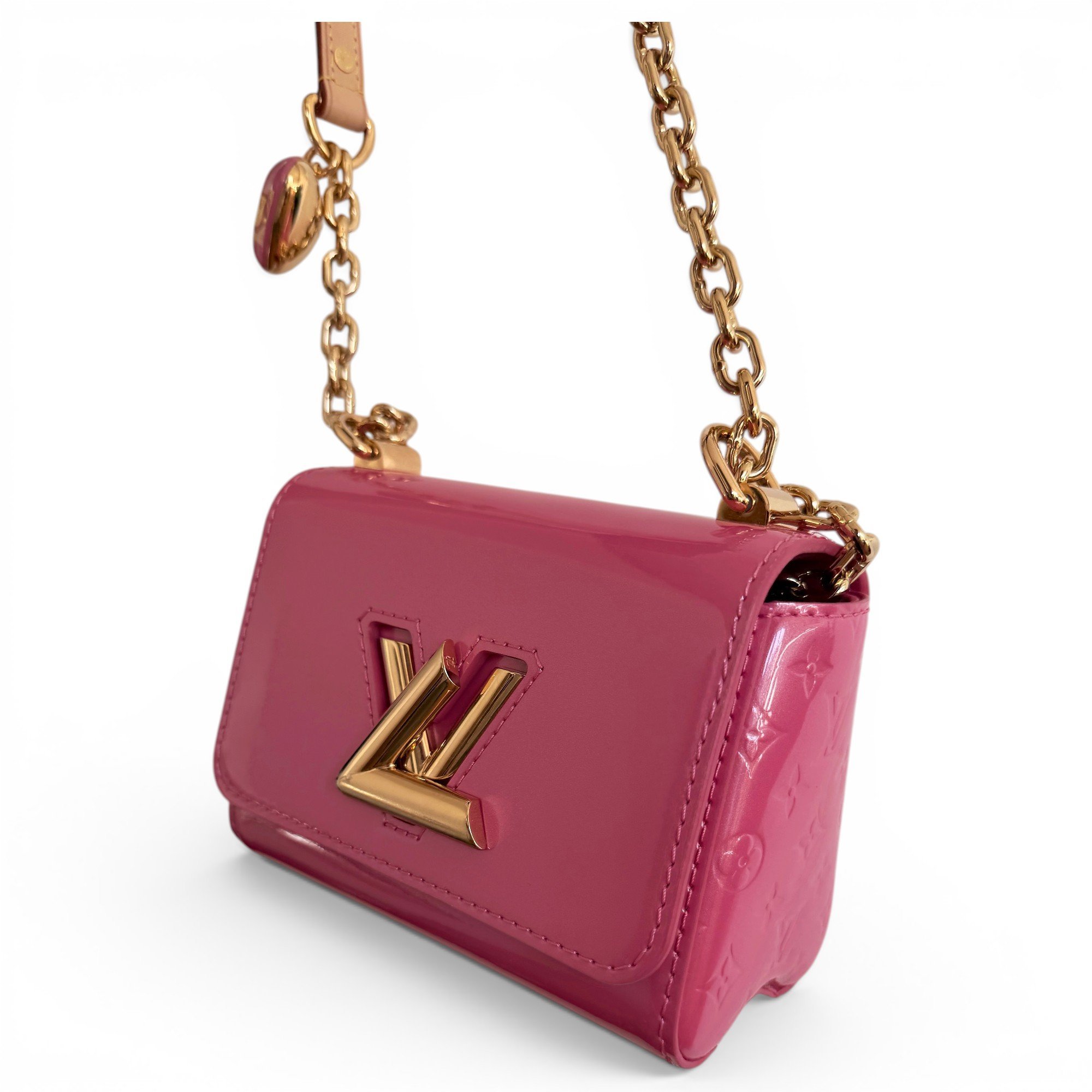 Twist Chain leather handbag