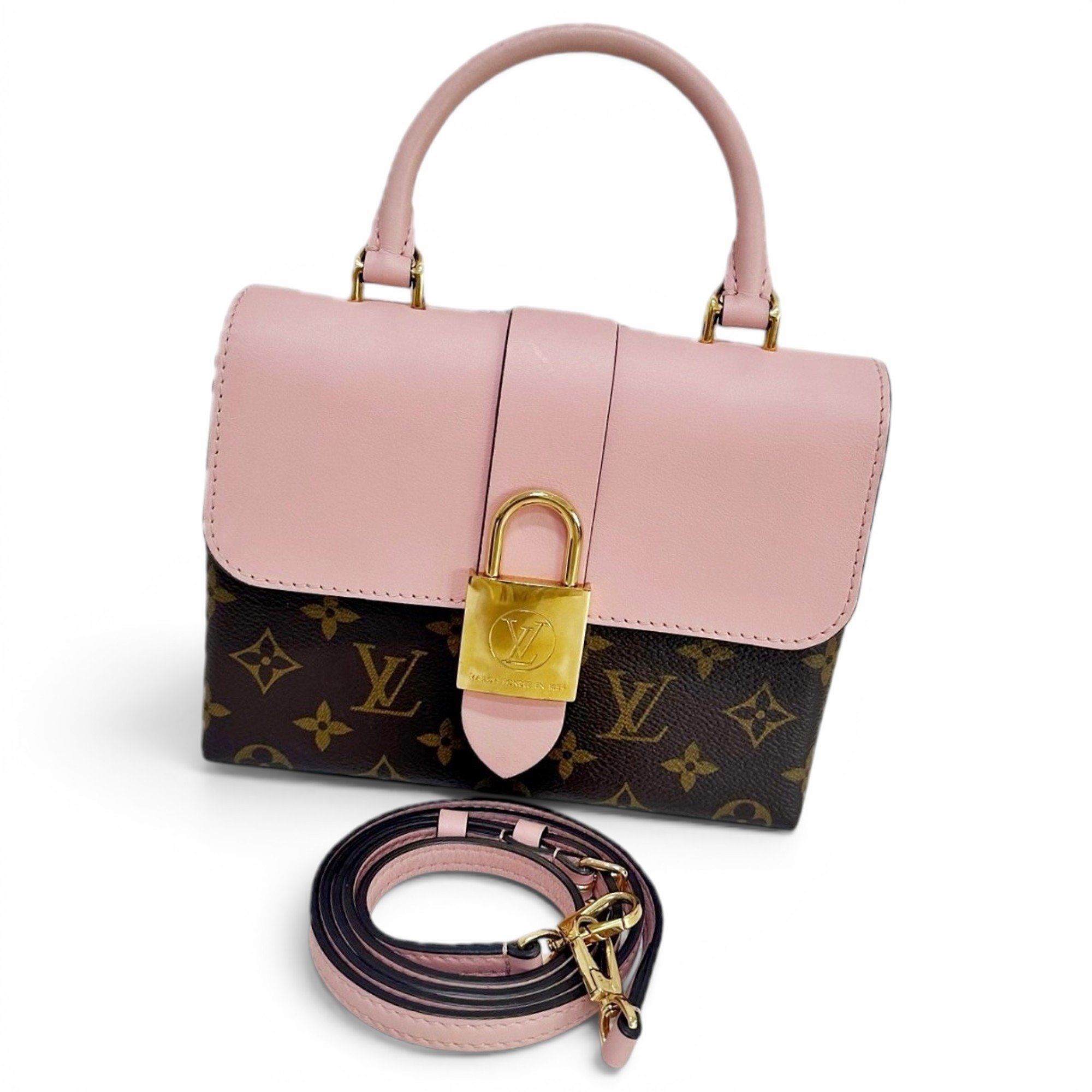 Louis Vuitton Locky BB leather handbag