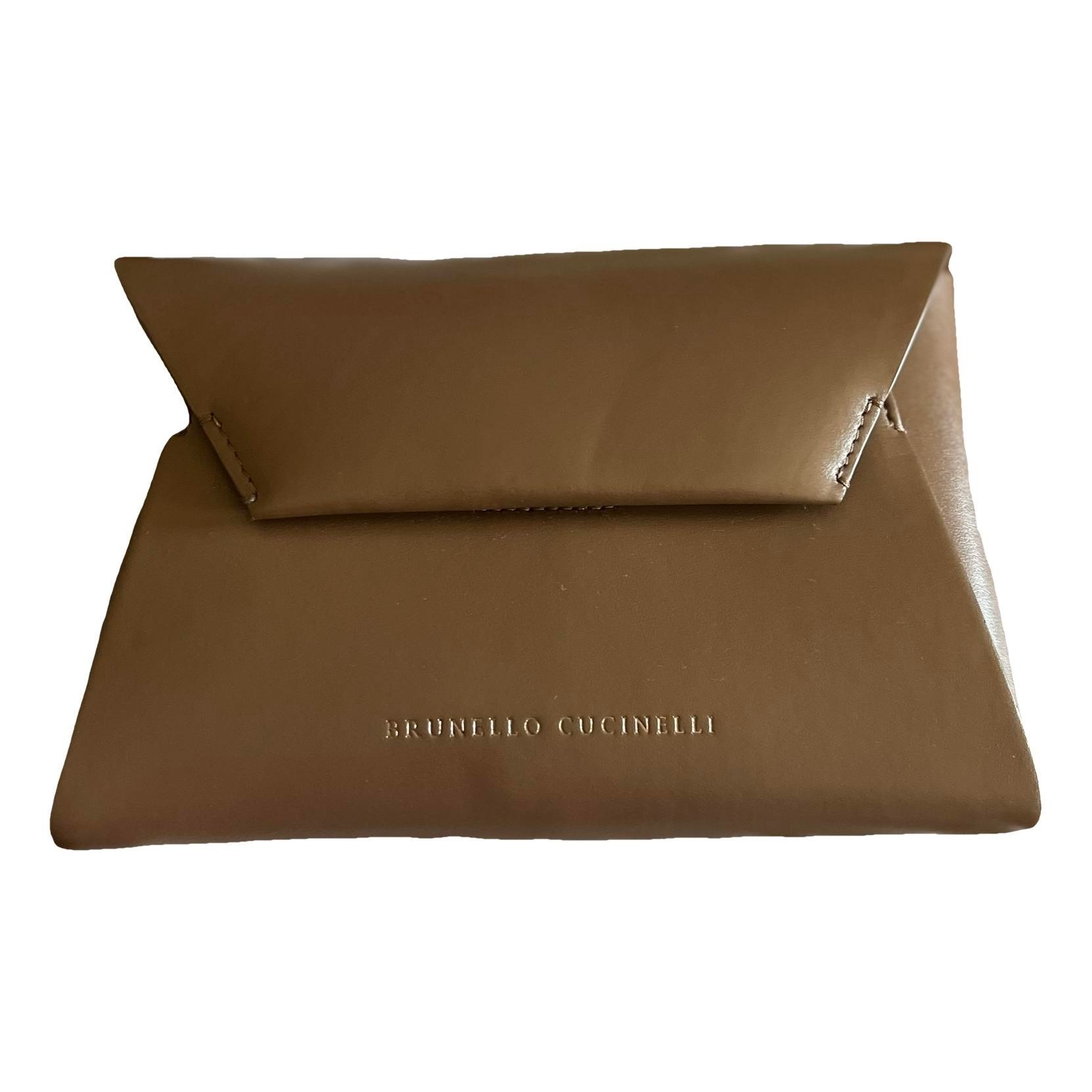 Brunello Cucinelli Leather clutch bag