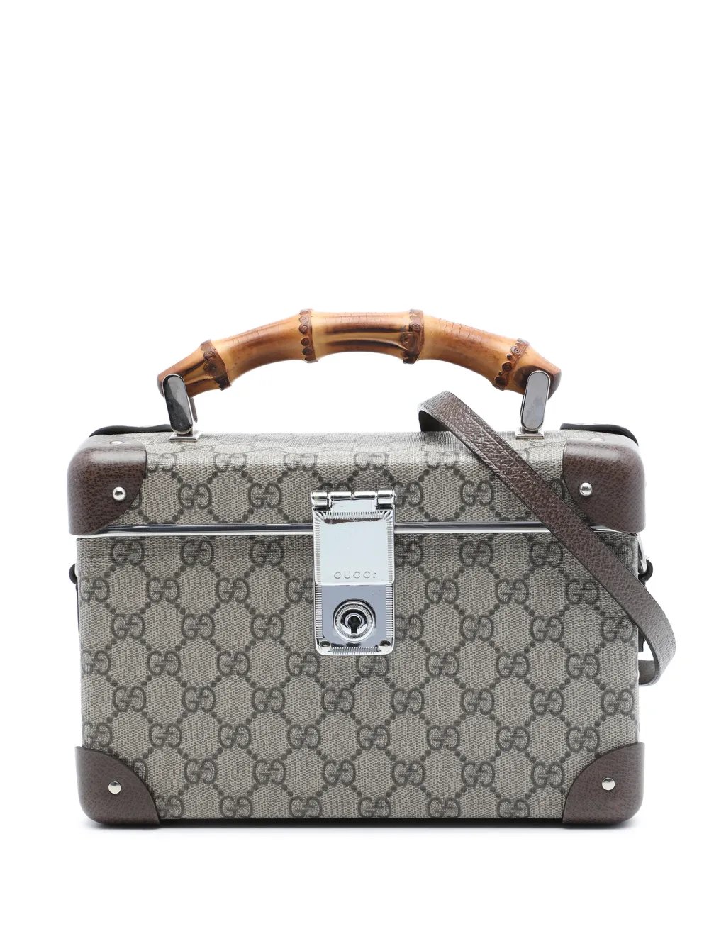 2000-2015 GG Supreme Bamboo Vanity Bag satchel
