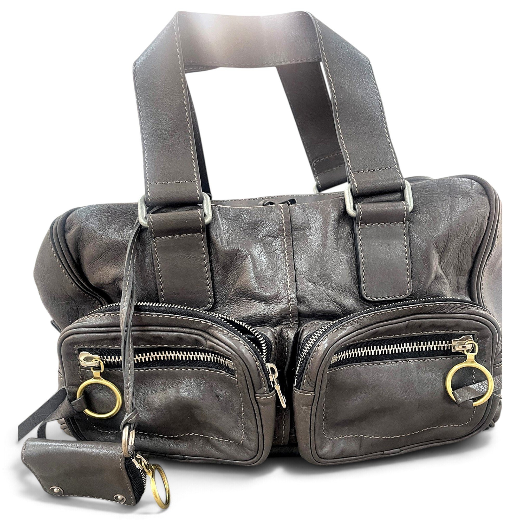 Paddington, Pocket leather handbag