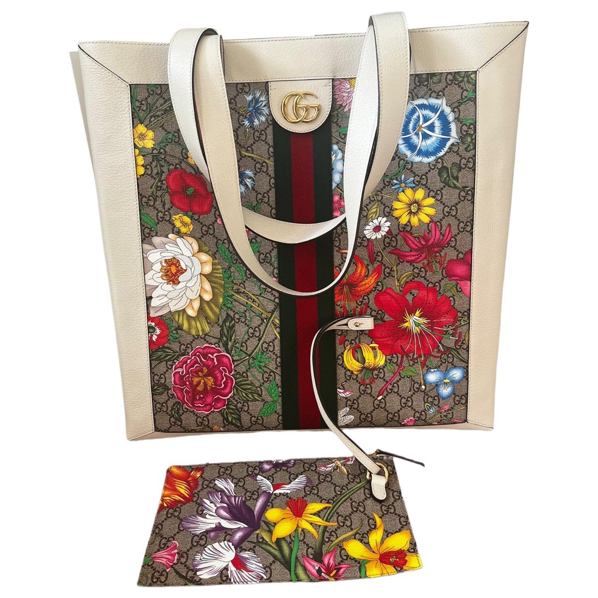 Ophidia leather tote
