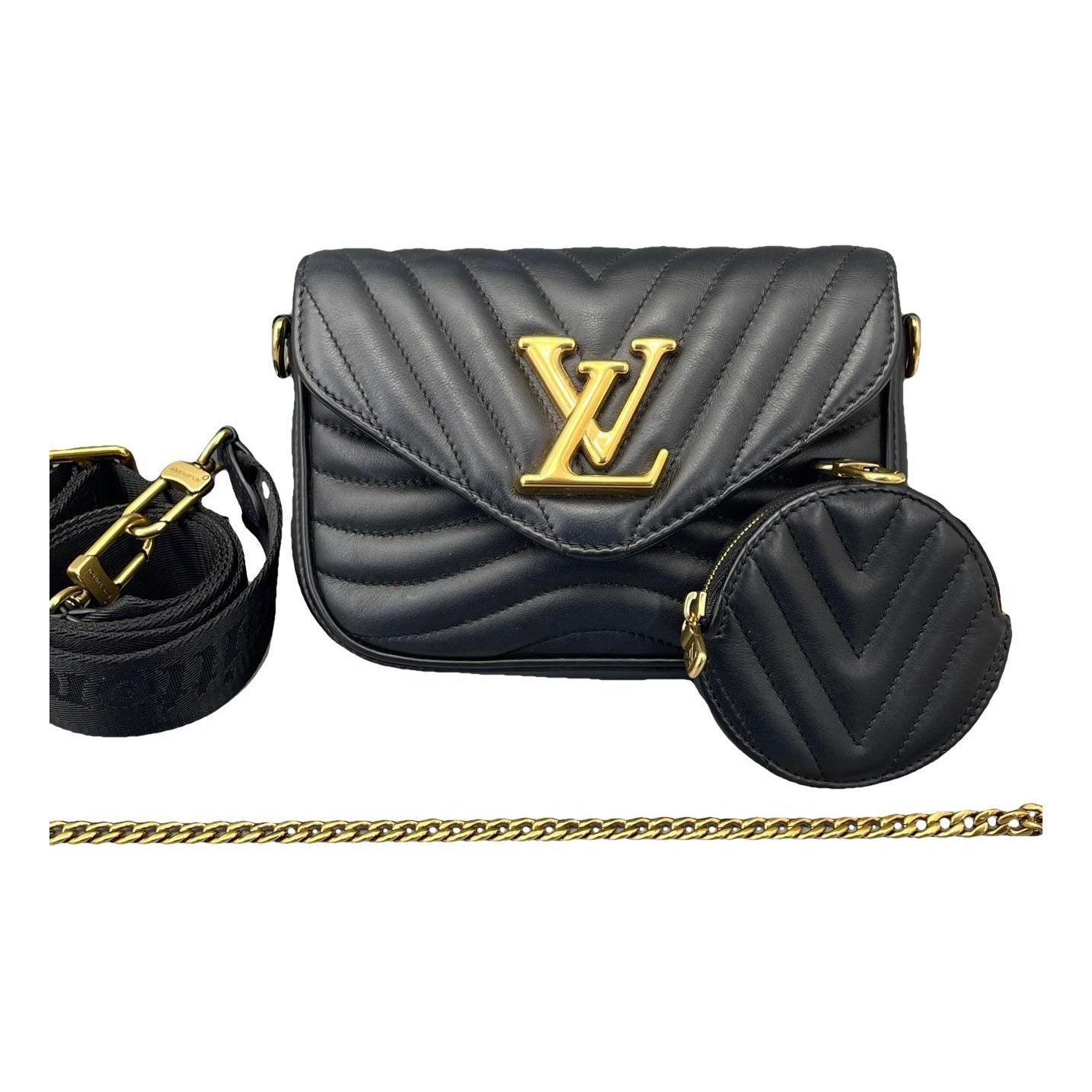 Multi-Pochette New Wave leather handbag
